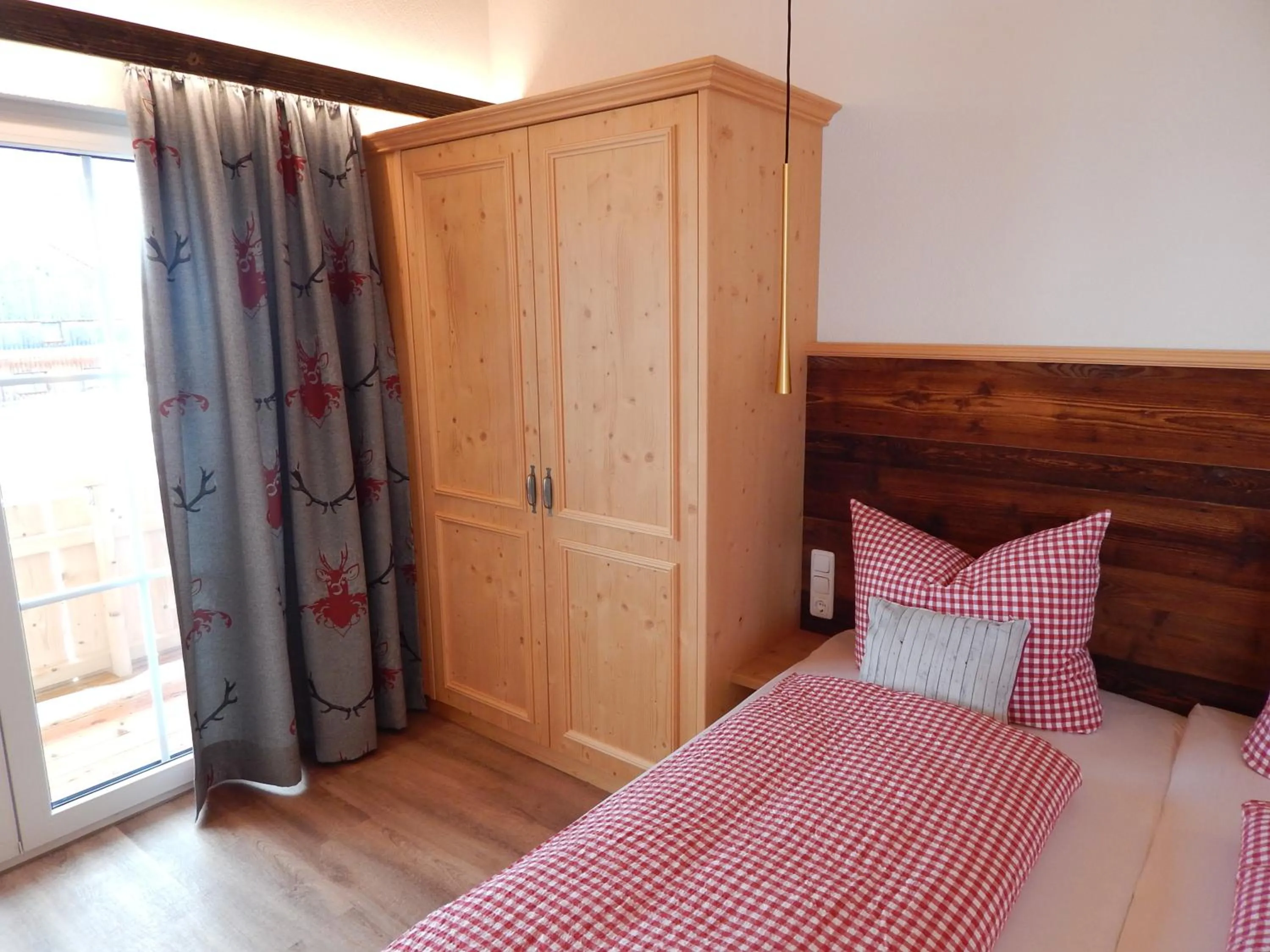 Decorative detail, Bed in Berggasthof Sonne Allgäu