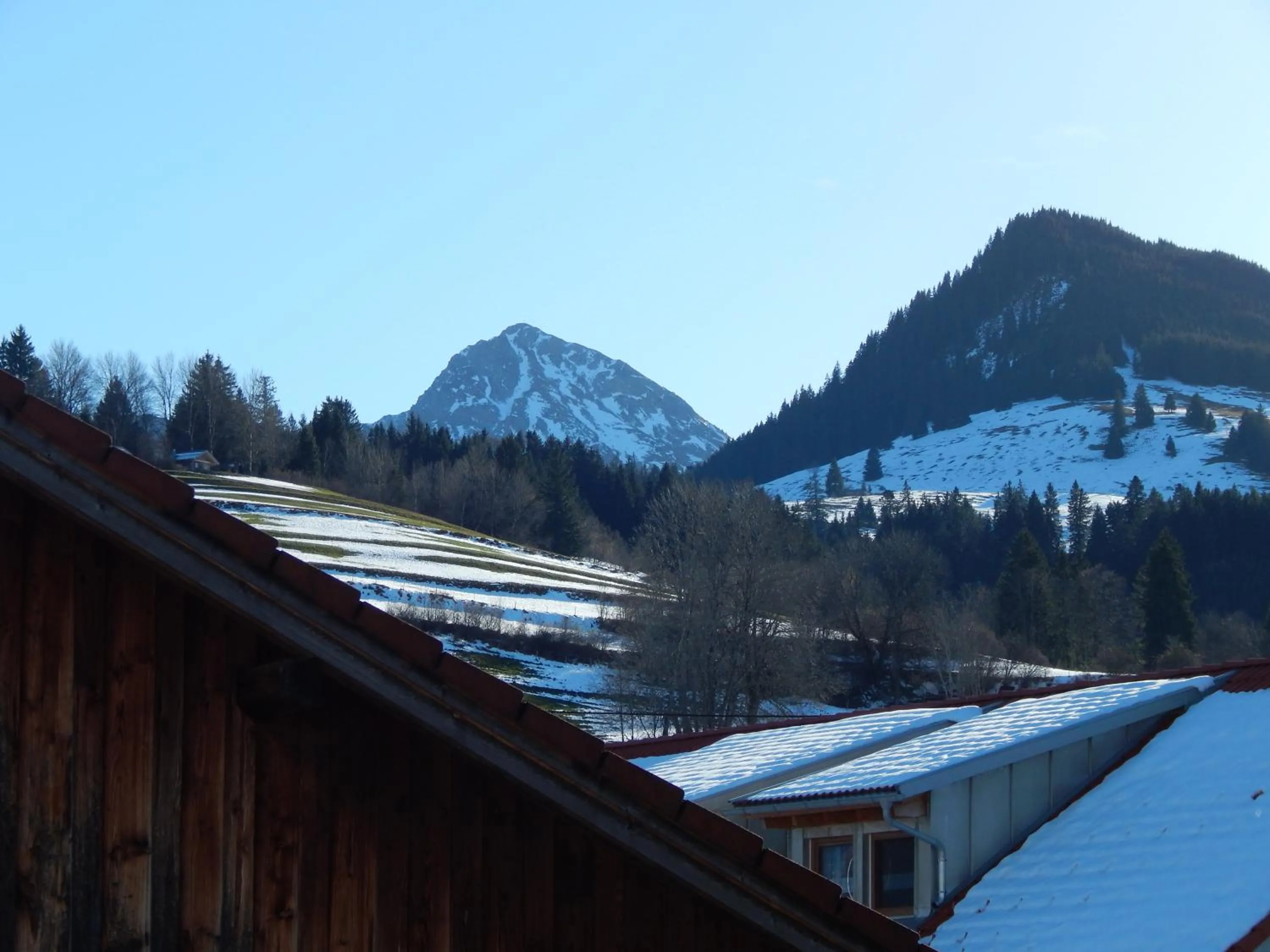 Mountain view in Berggasthof Sonne Allgäu