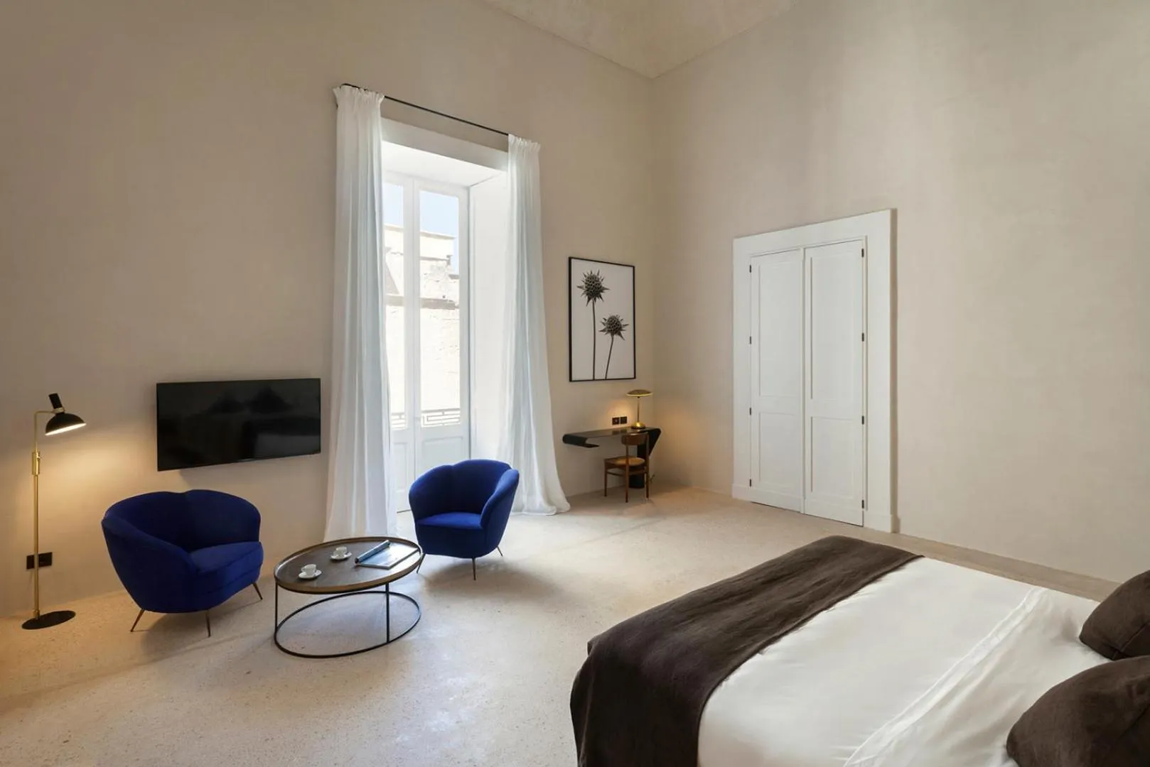 Bed in Palazzo Tafuri Boutique Hotel