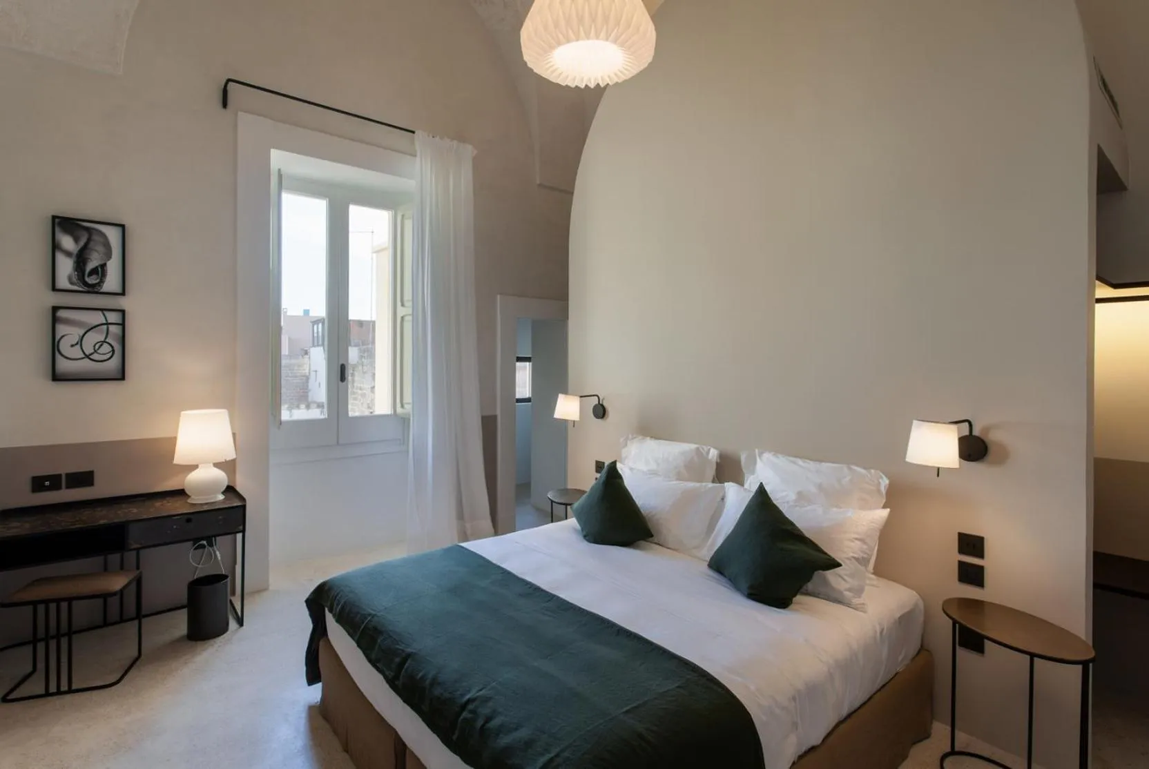 Living room, Bed in Palazzo Tafuri Boutique Hotel