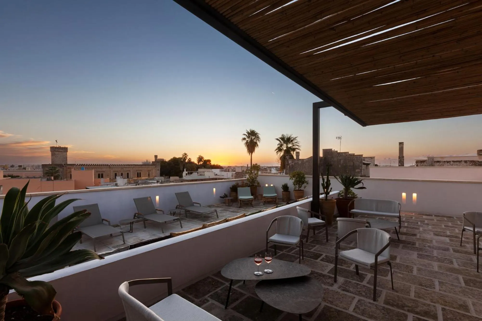 Balcony/Terrace in Palazzo Tafuri Boutique Hotel