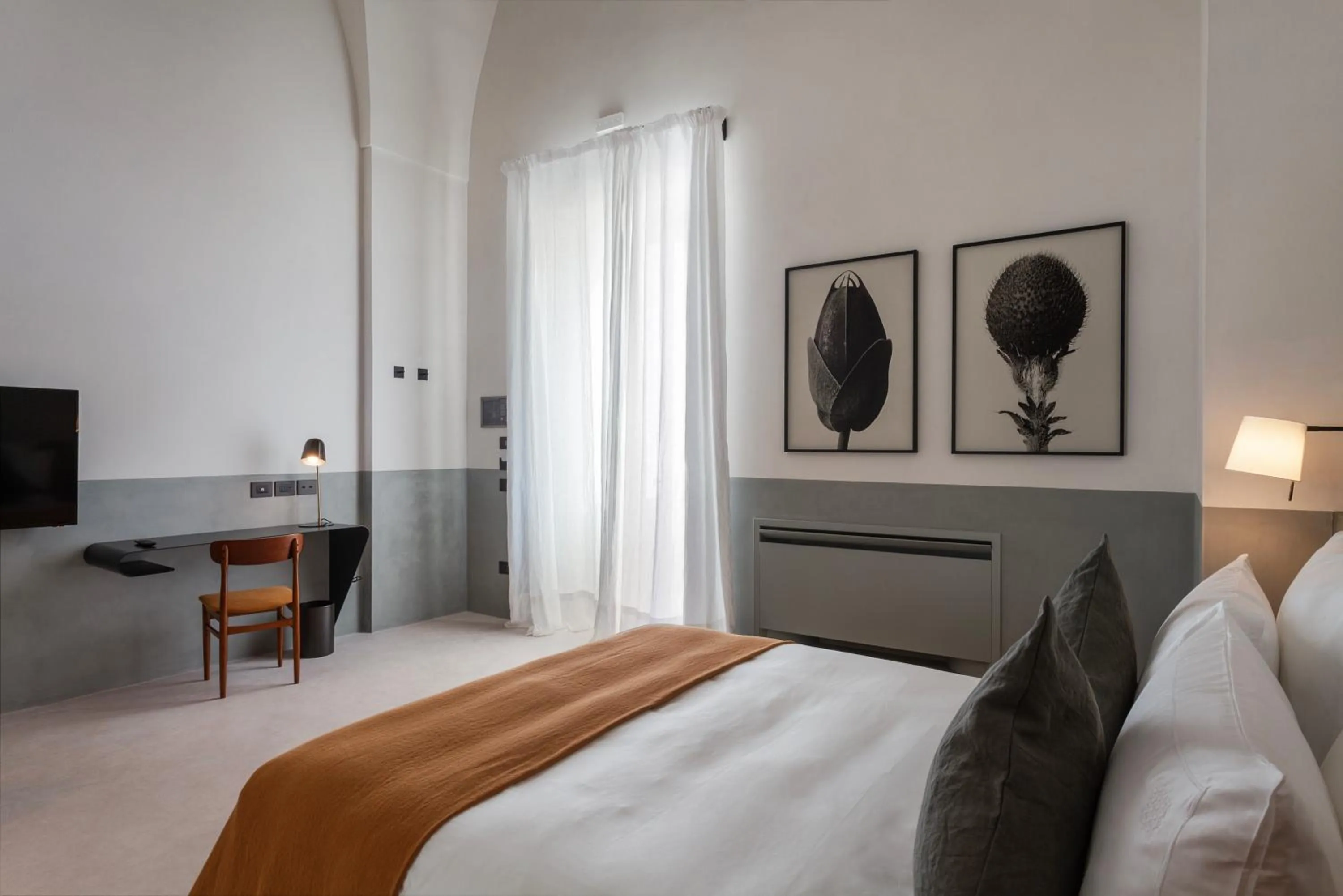 Bed in Palazzo Tafuri Boutique Hotel