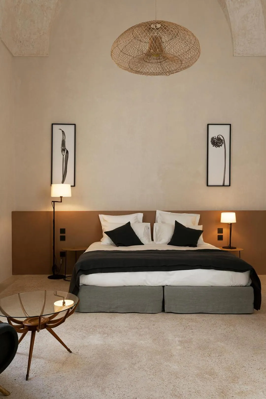 Bed in Palazzo Tafuri Boutique Hotel