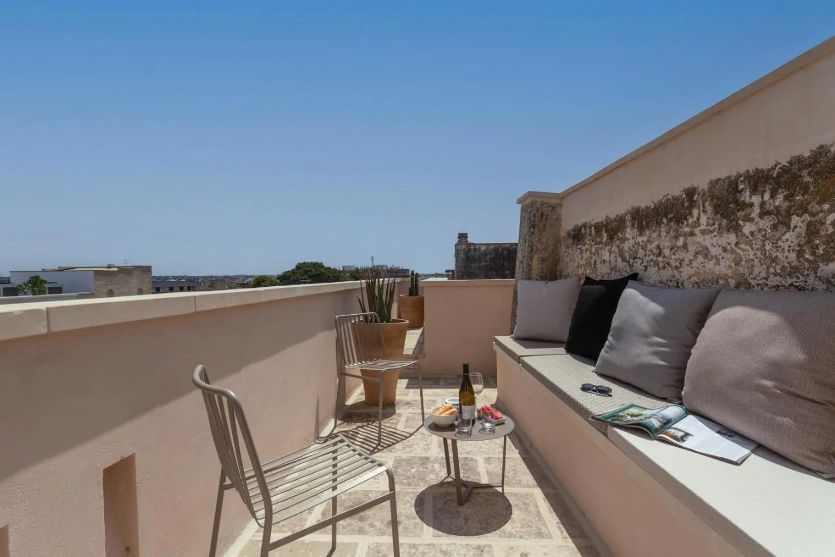 Patio in Palazzo Tafuri Boutique Hotel