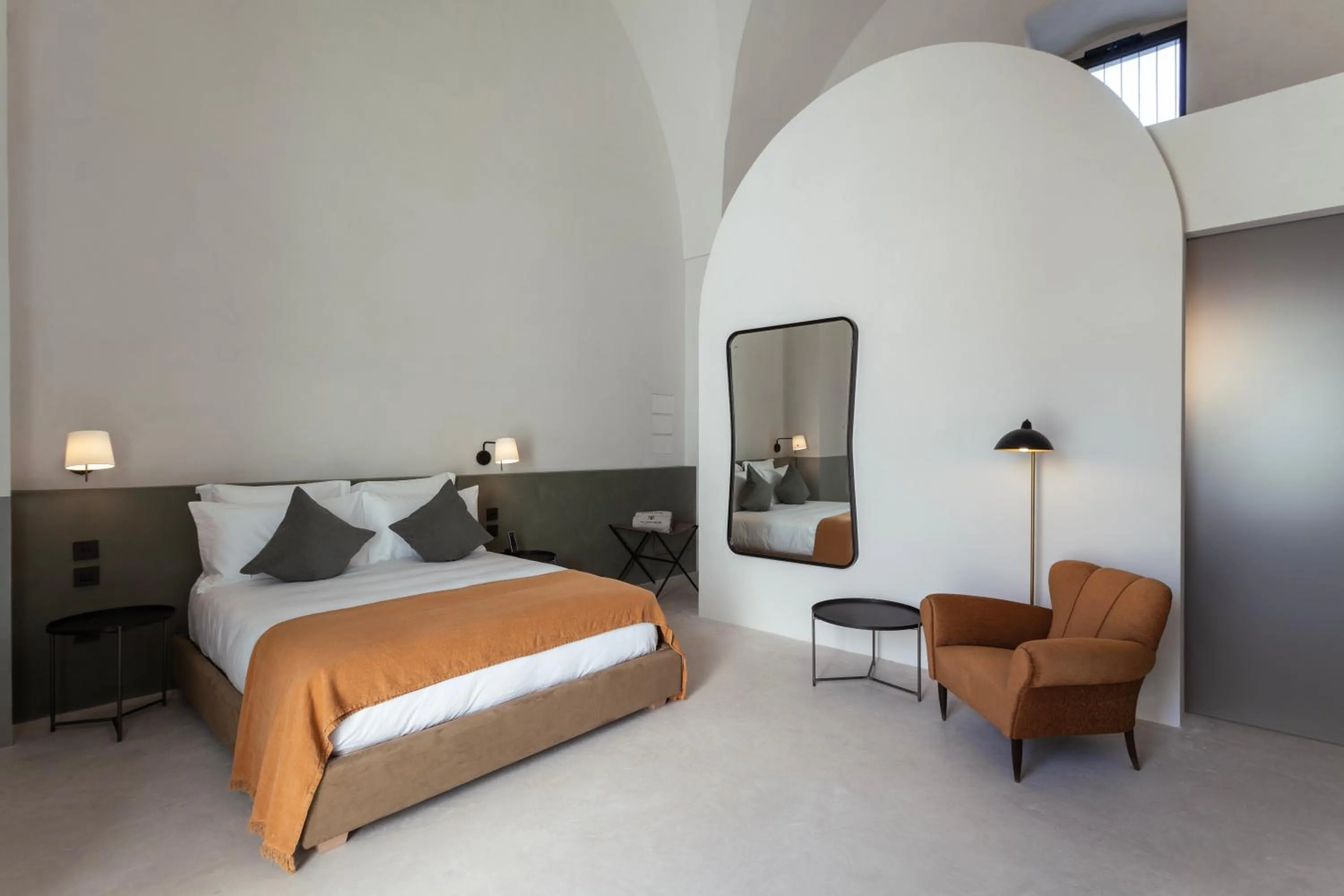 Bed in Palazzo Tafuri Boutique Hotel