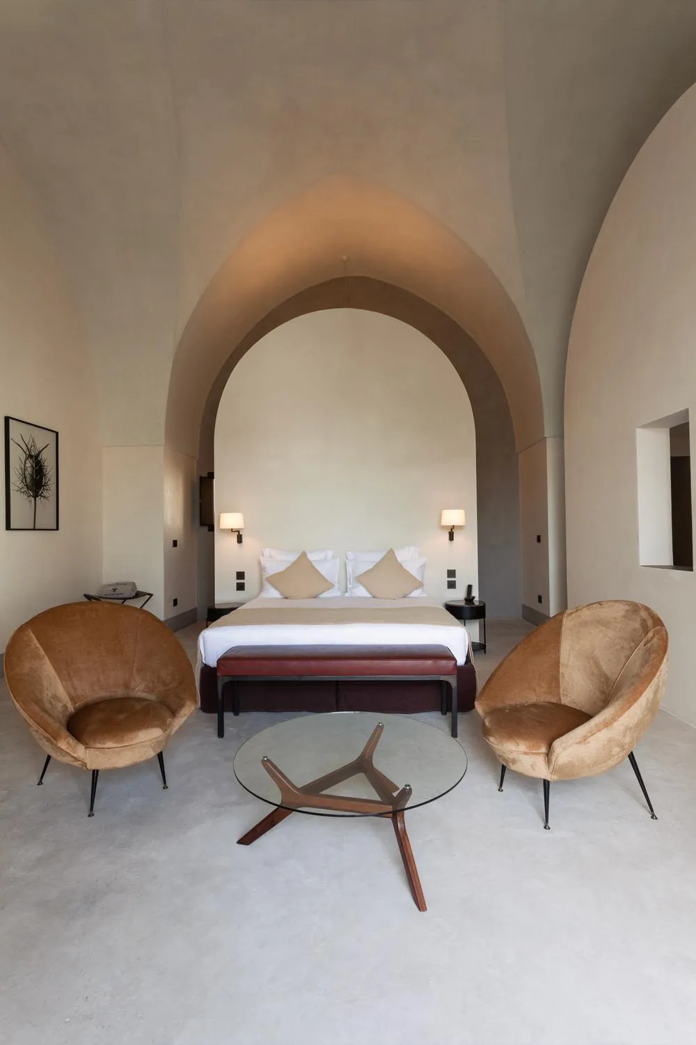 Bed in Palazzo Tafuri Boutique Hotel