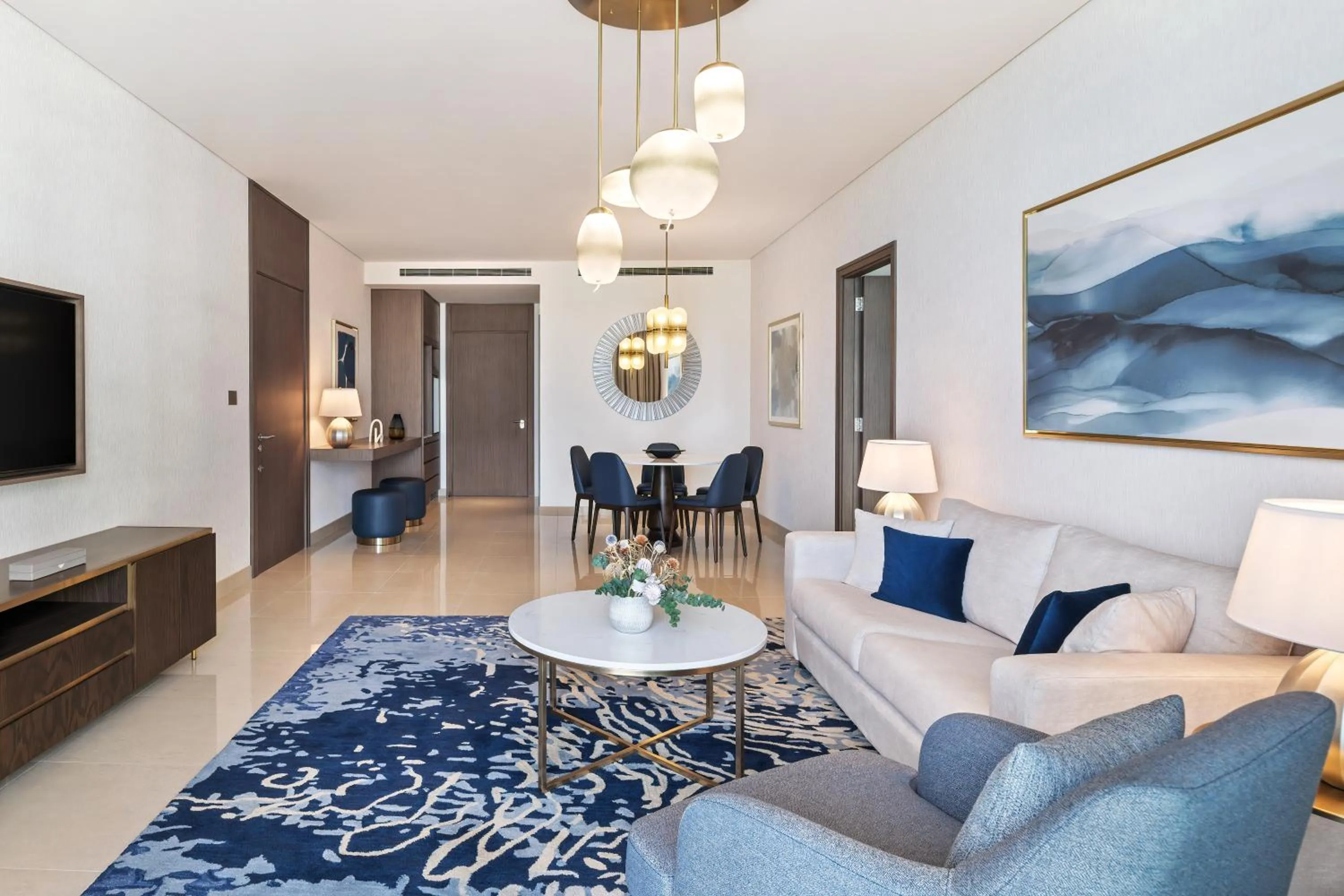 Seating area in Address Beach Resort Bahrain