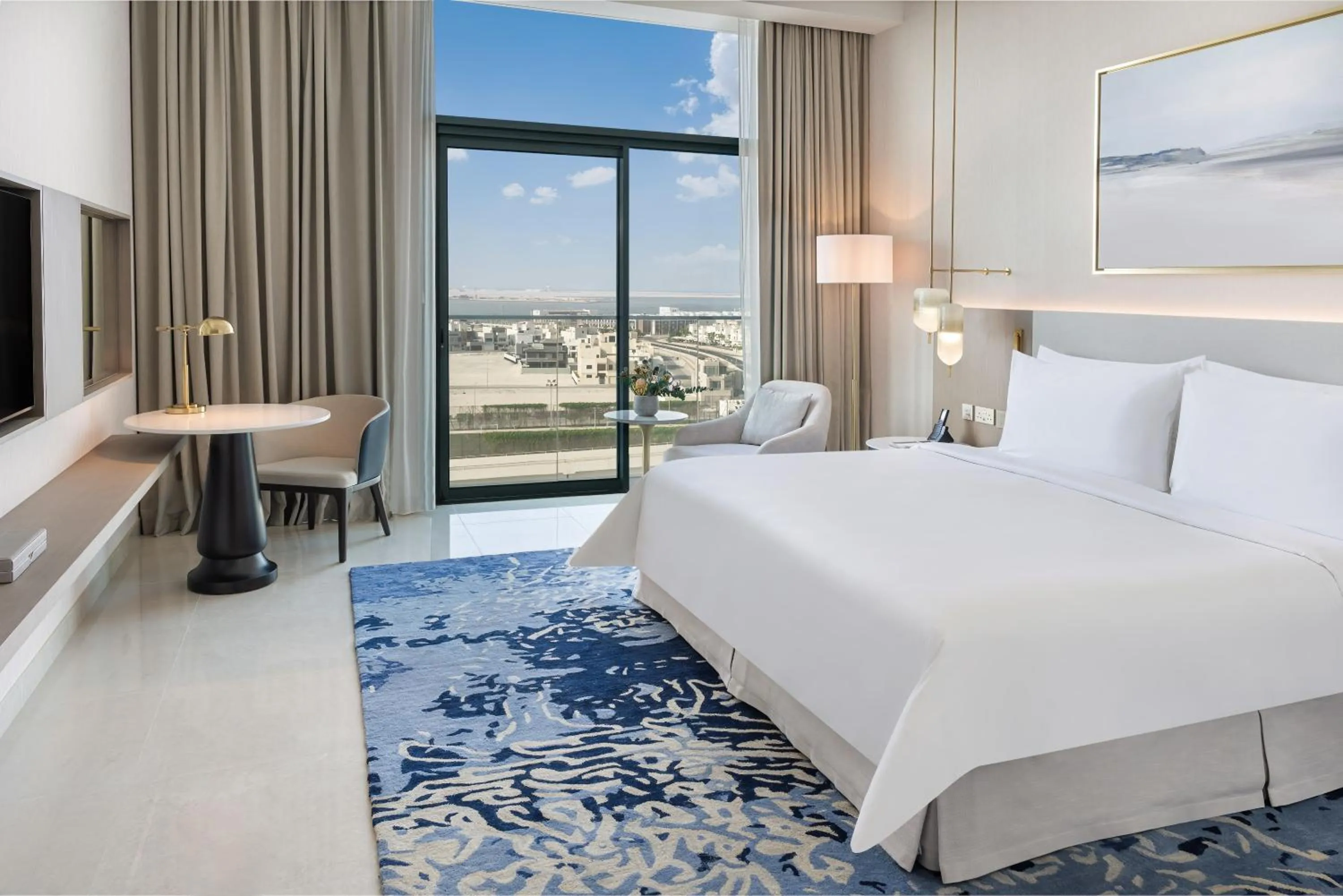 Bed in Address Beach Resort Bahrain