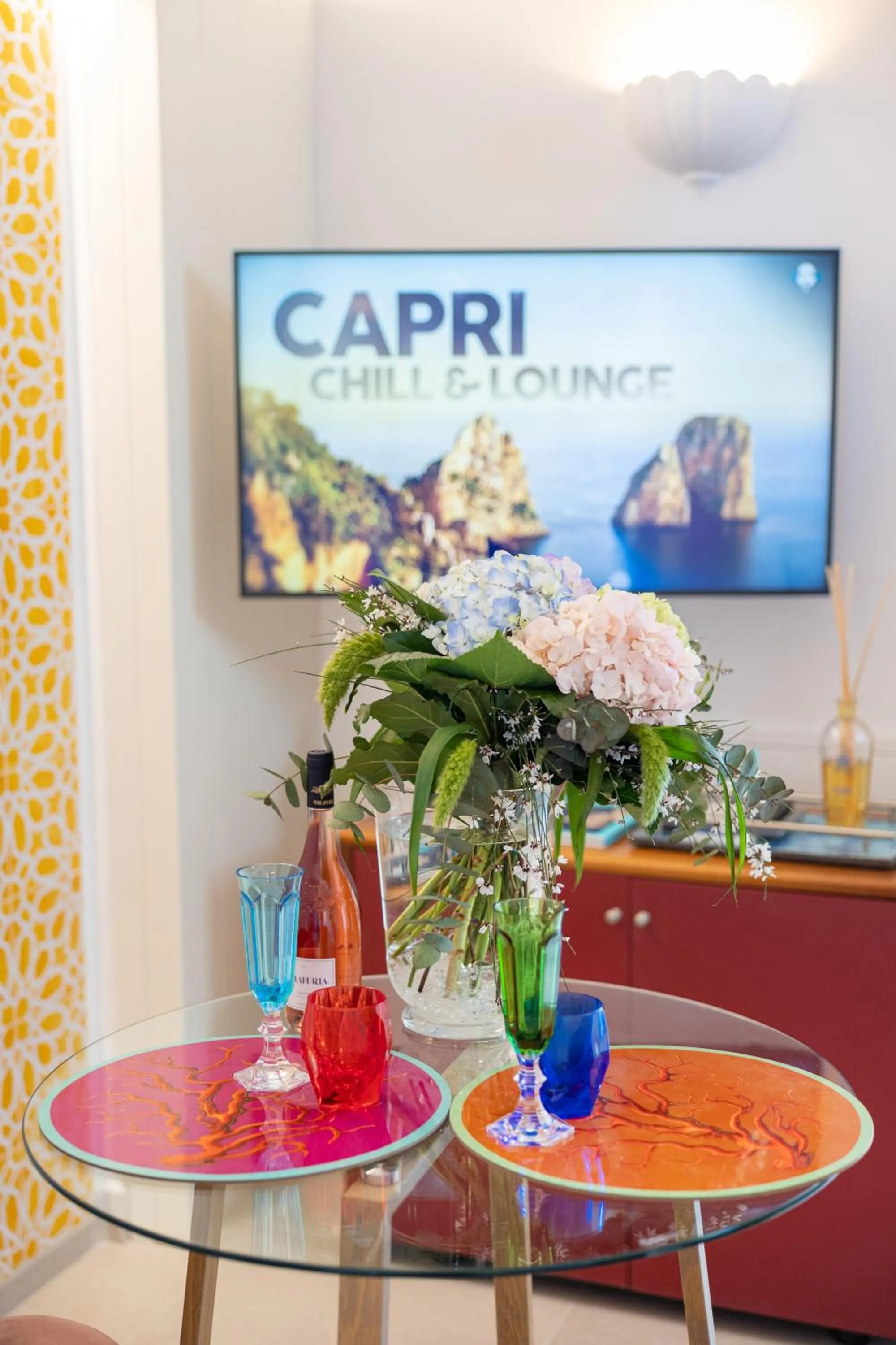 Decorative detail in Suite Belvedere Capri Exclusive Rooms