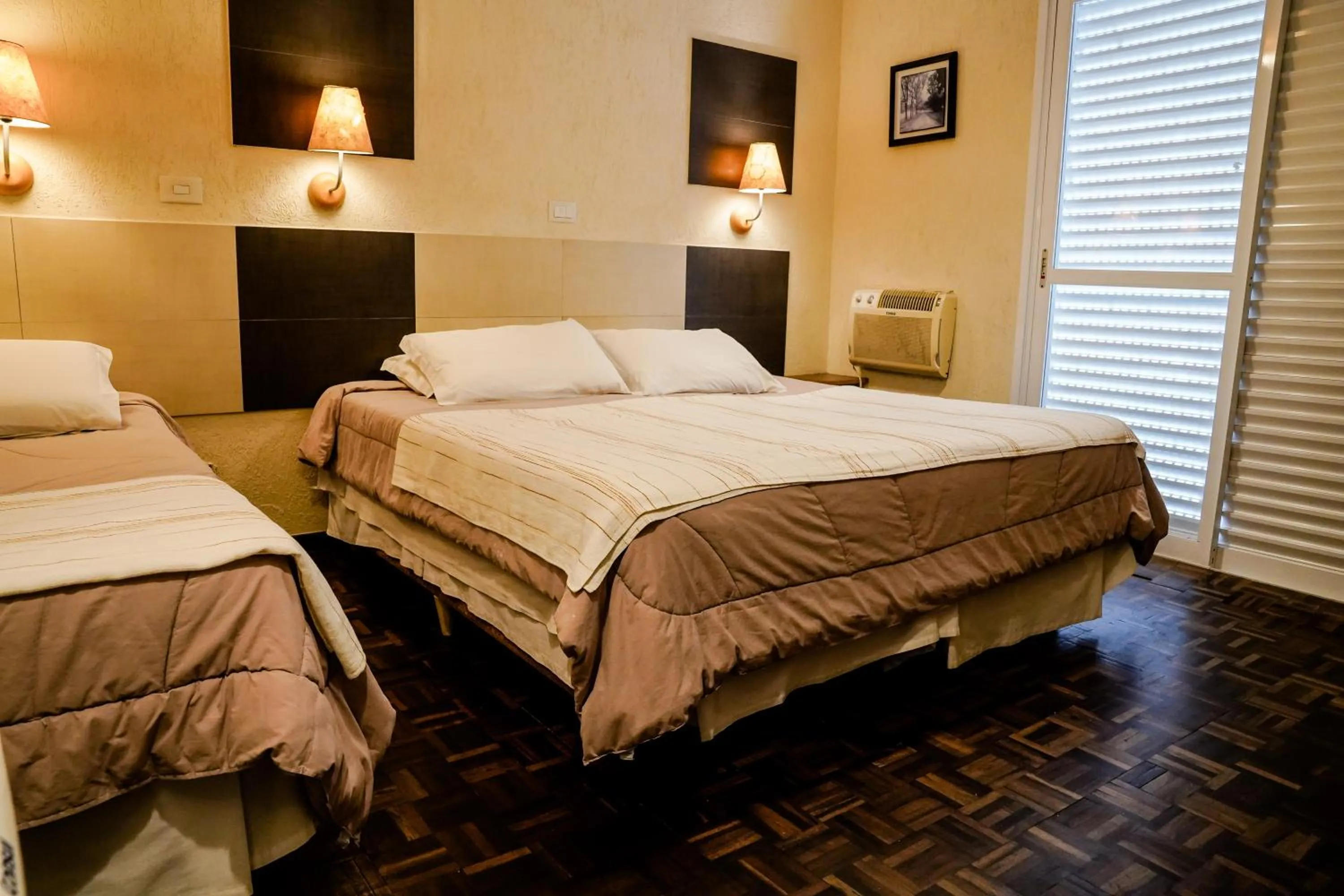 Bed in Pousada do Anhangava