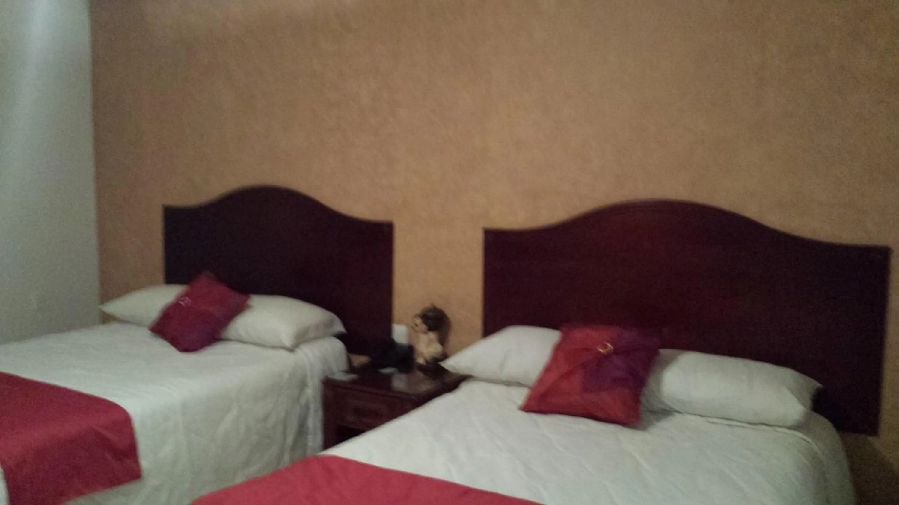 Decorative detail, Bed in Hotel Anber