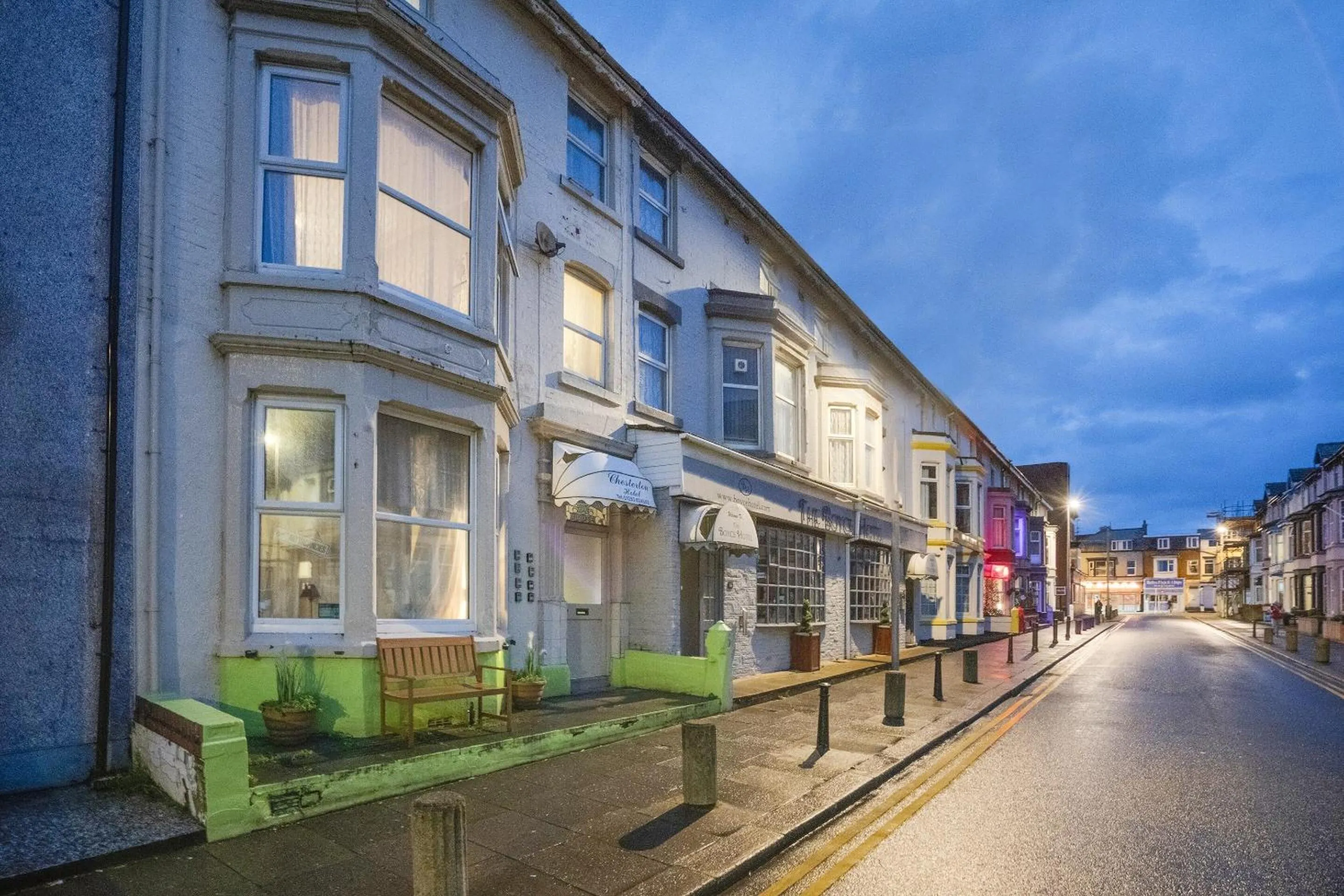 Facade/entrance in Chesterton Hotel, Blackpool South Shore