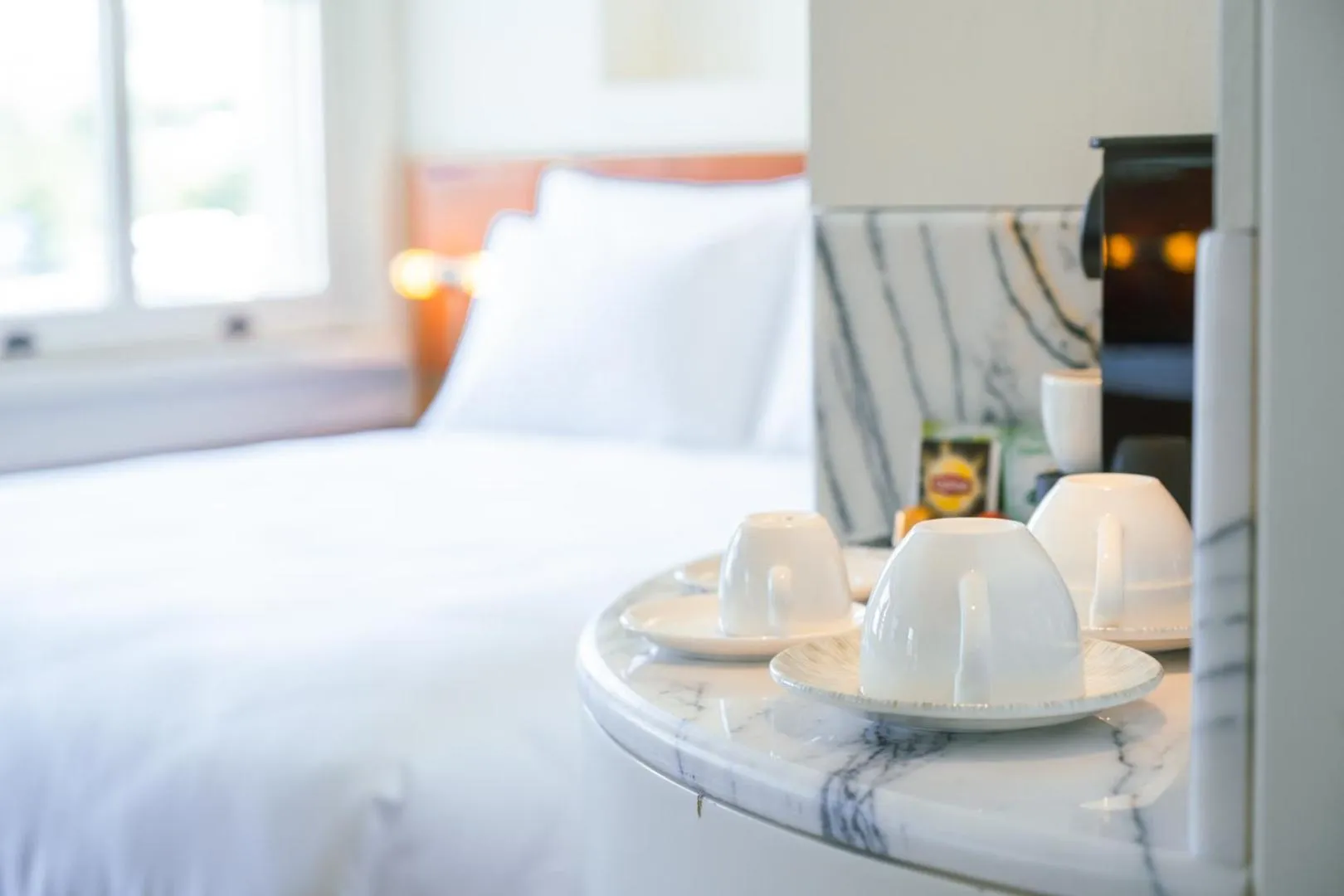 Coffee/tea facilities, Bed in The Gift Hotel