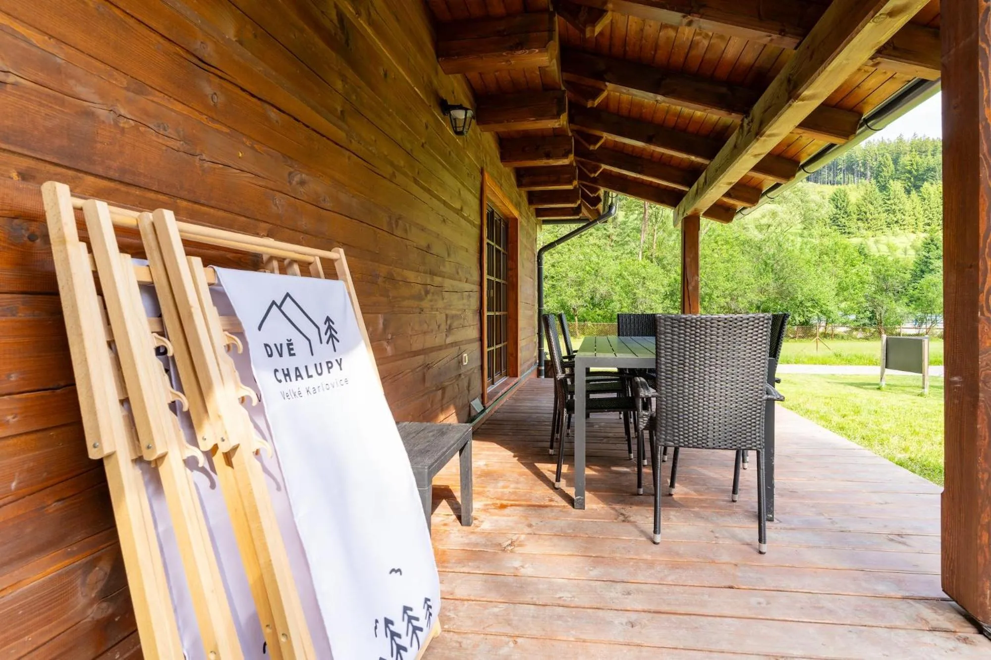 Balcony/Terrace in Dvě chalupy - Velké Karlovice