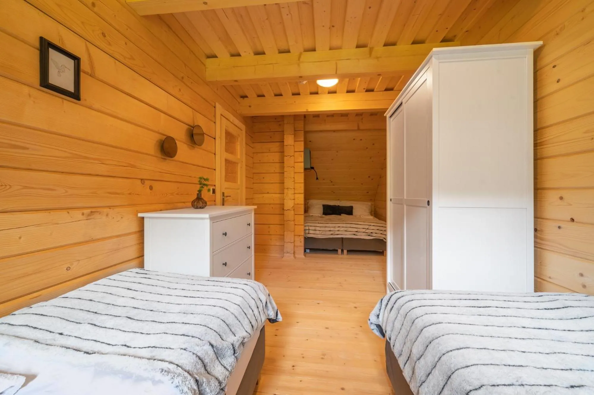Bedroom, Bed in Dvě chalupy - Velké Karlovice