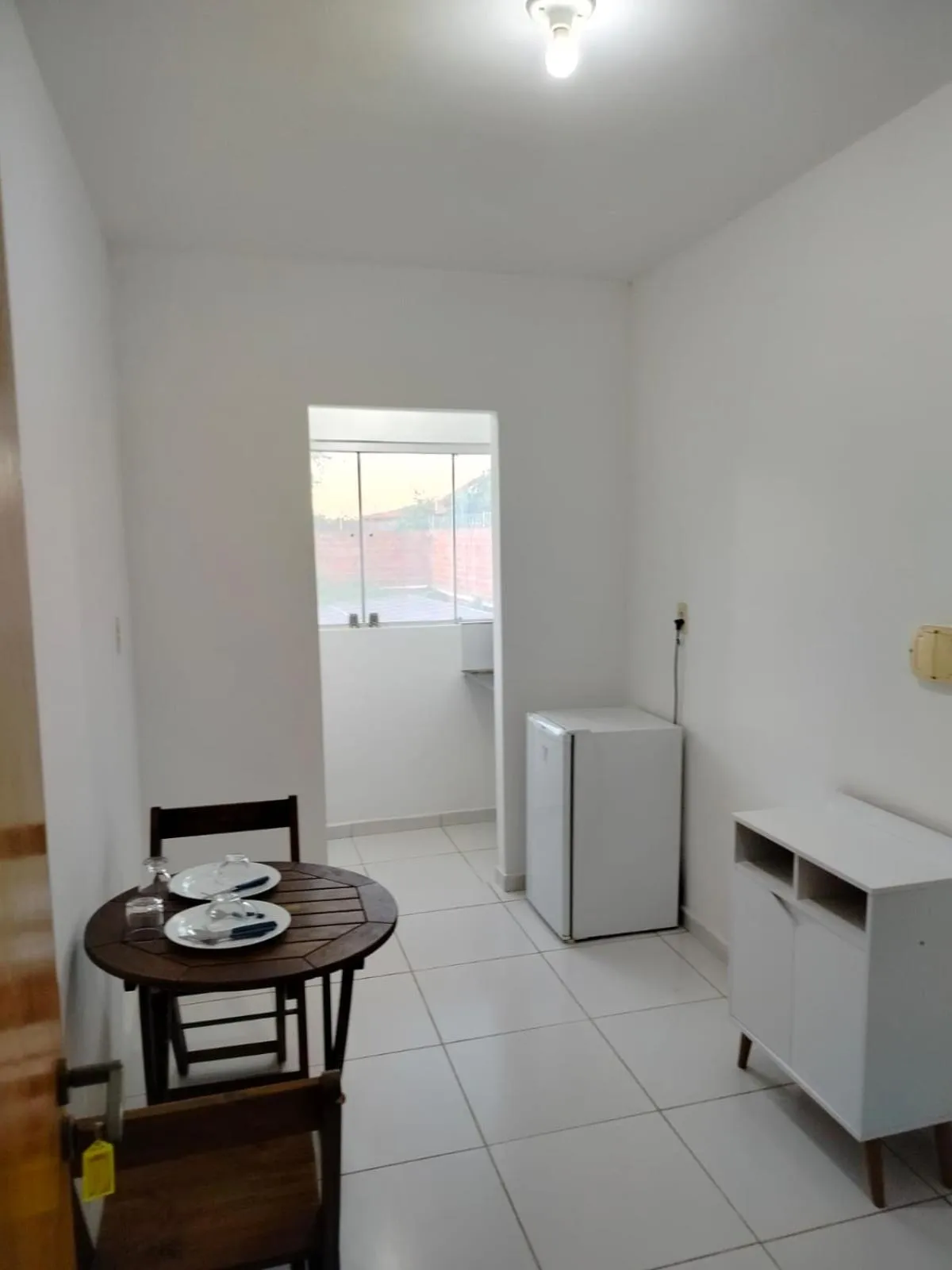 Kitchen or kitchenette in Pousada Vovó Haidê