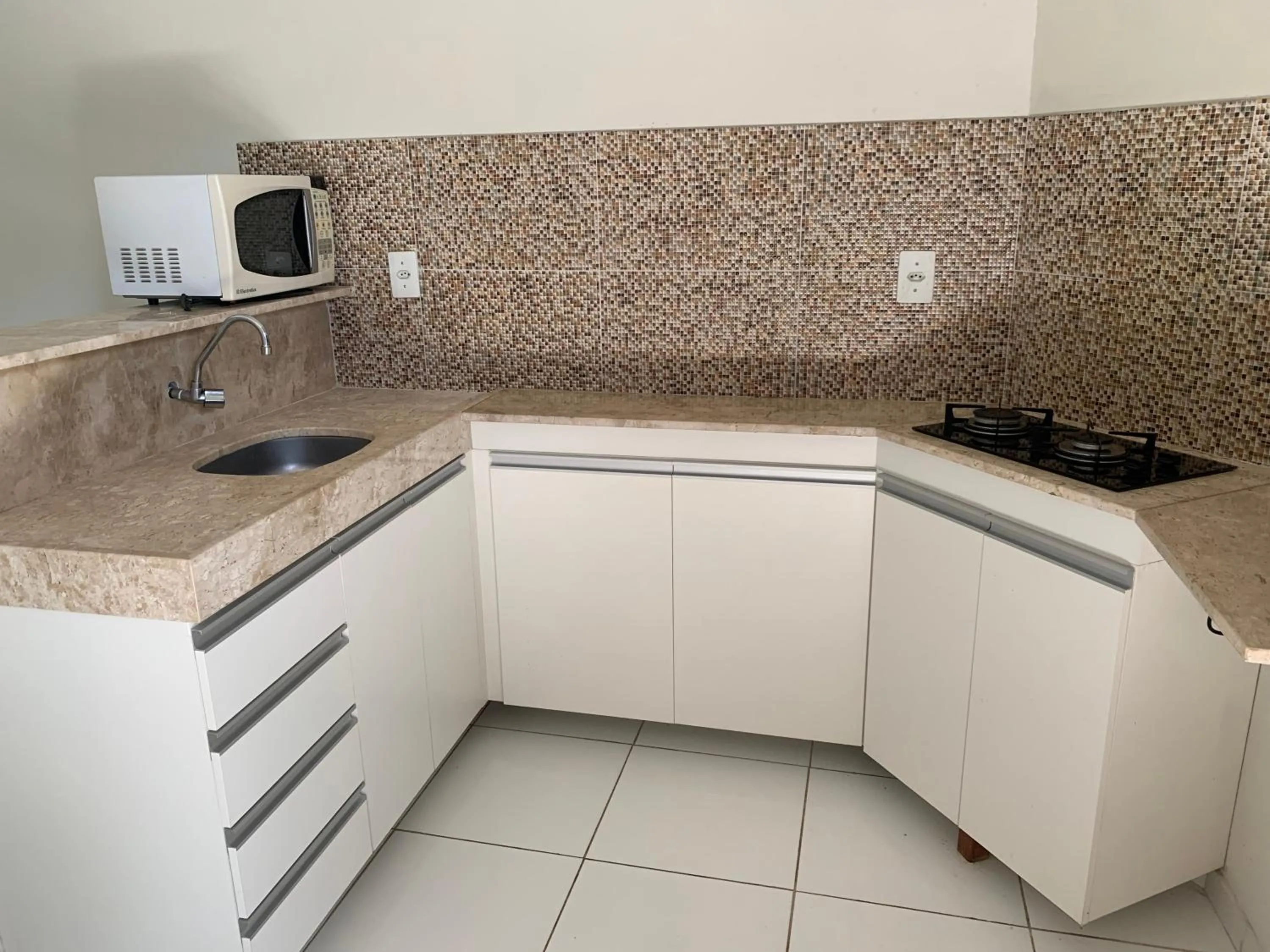 Kitchen or kitchenette in Pousada Vovó Haidê