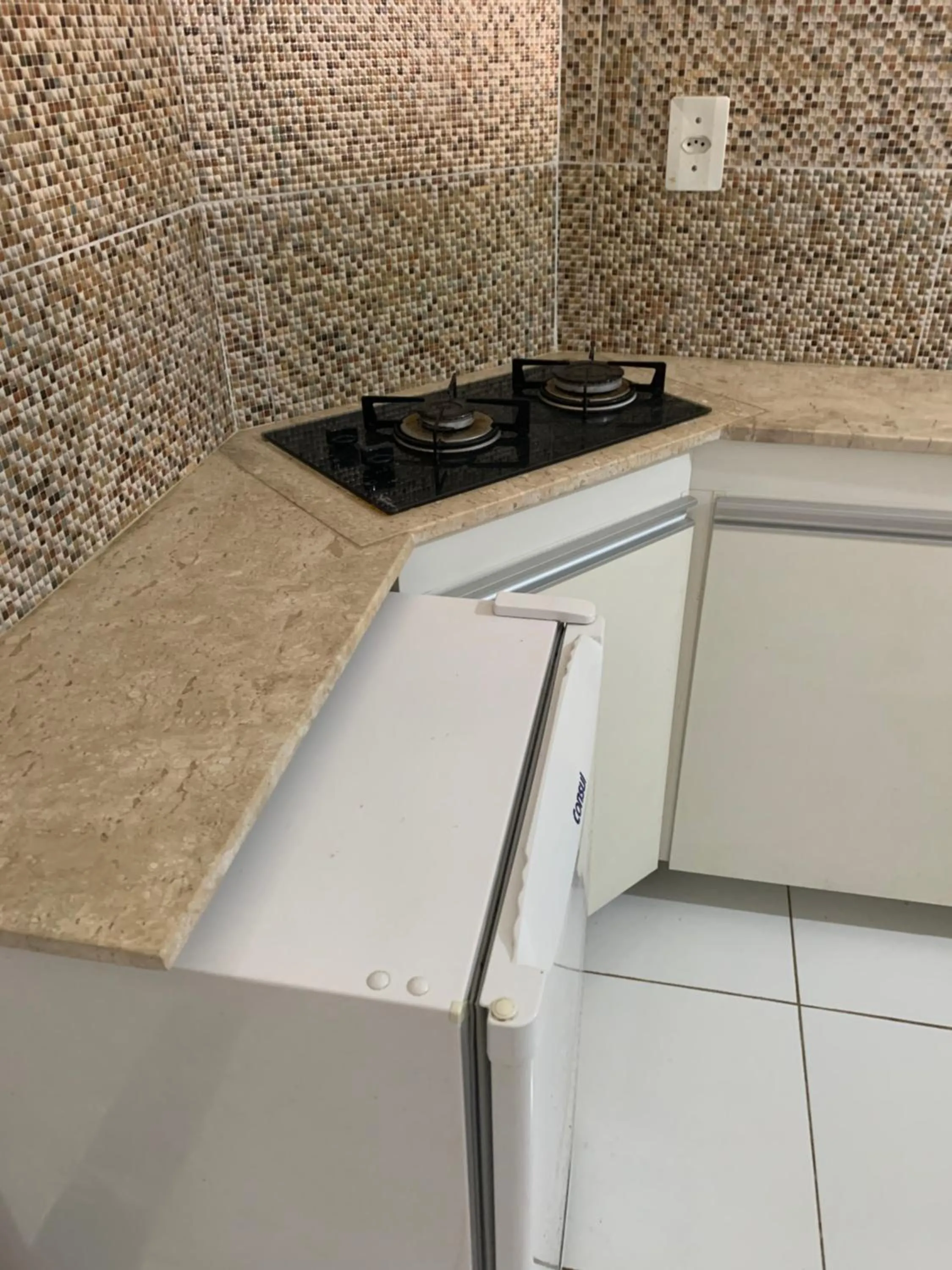 Kitchen or kitchenette in Pousada Vovó Haidê