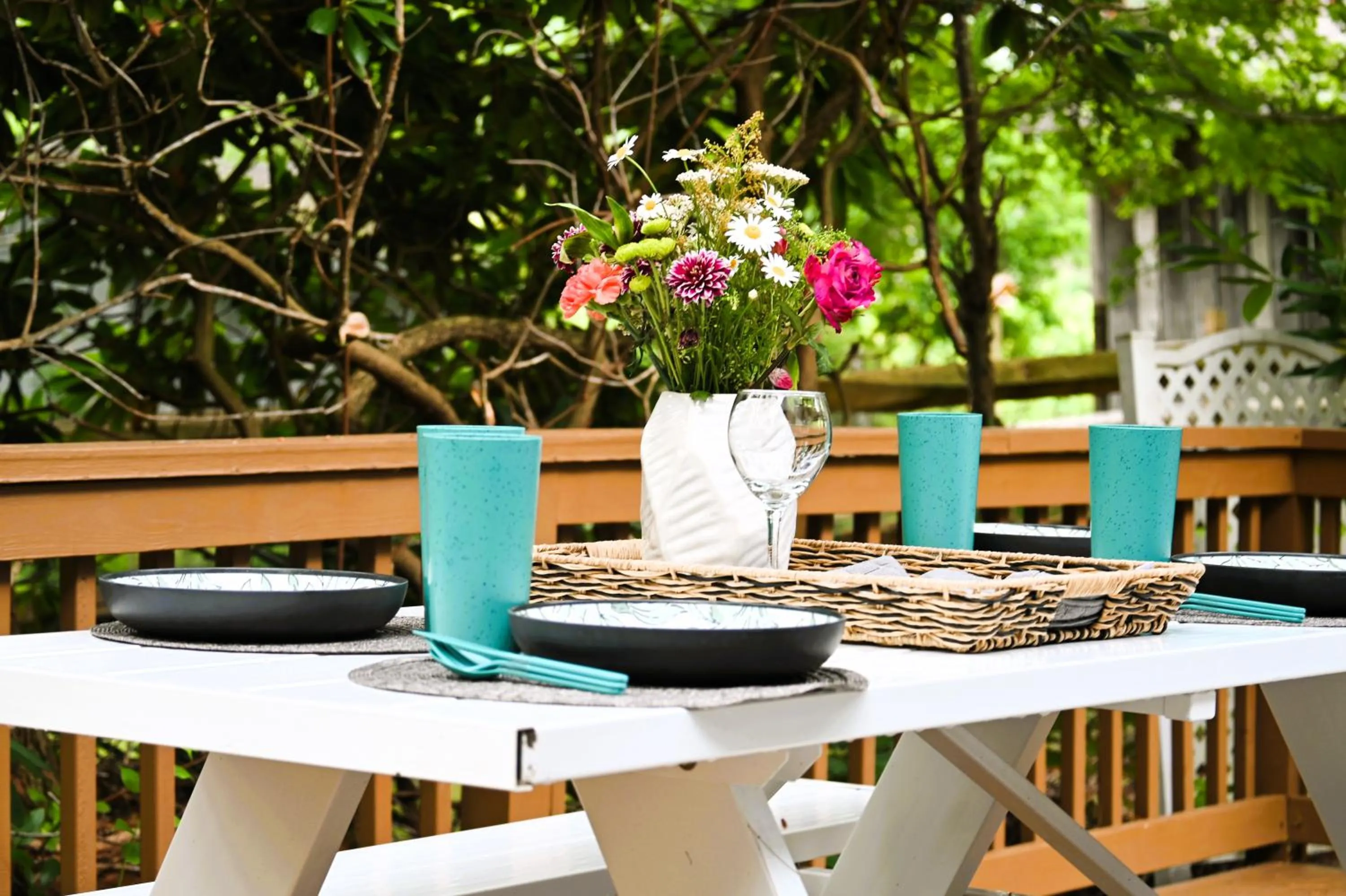 Garden in The Victorian Inn Blowing Rock