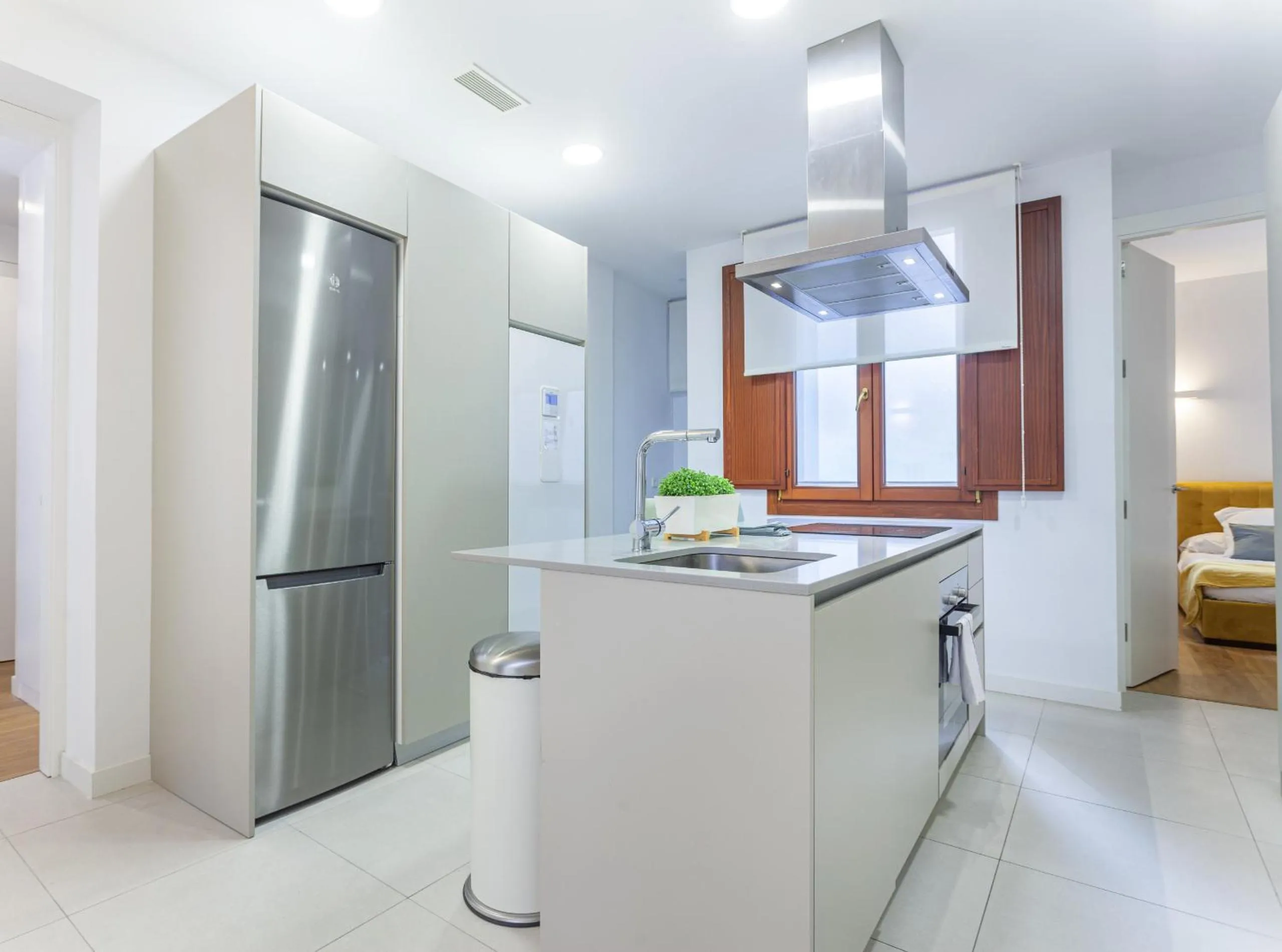Kitchen or kitchenette in Bellas Artes en Madrid
