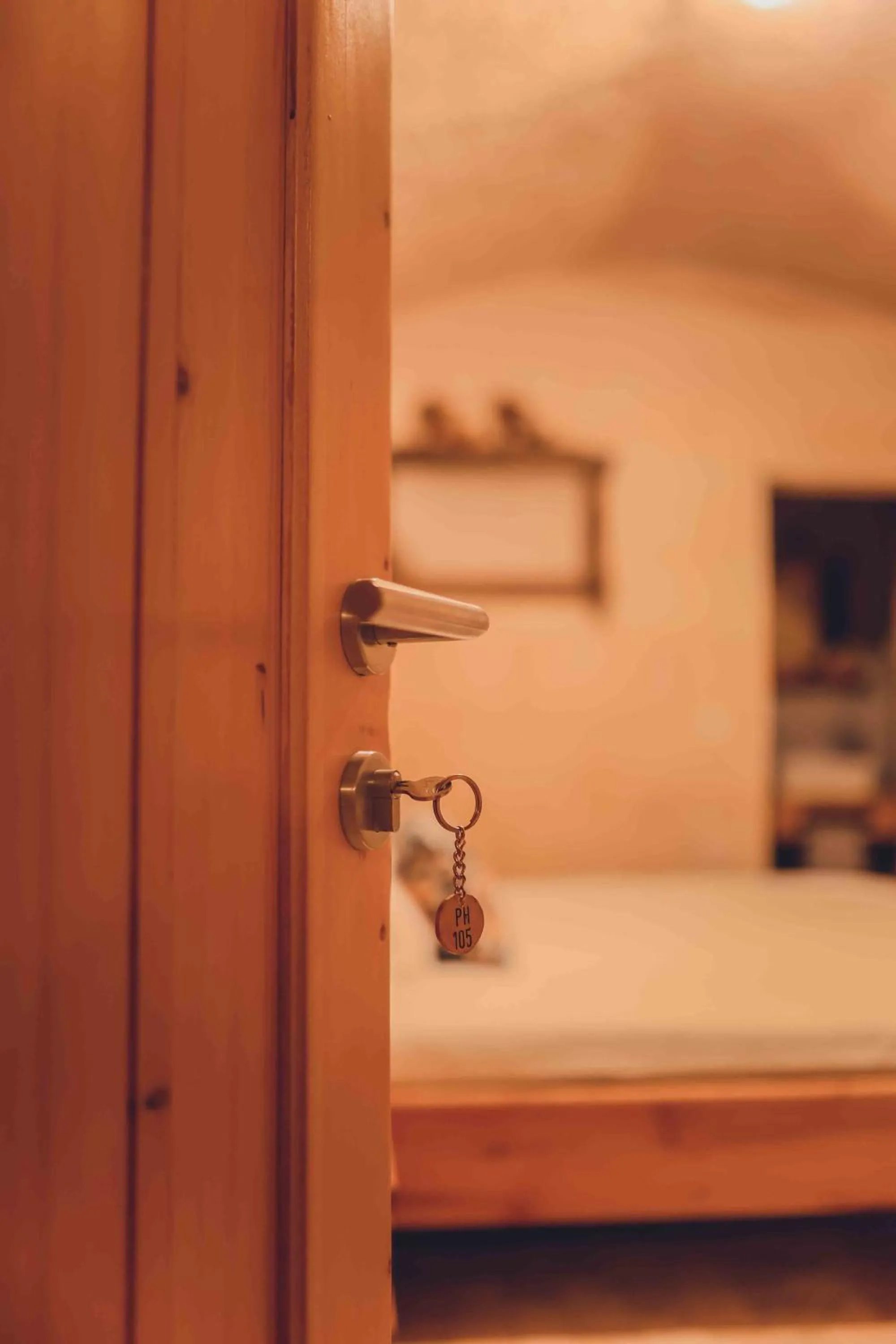 Bed in Pinhan Cave Suites