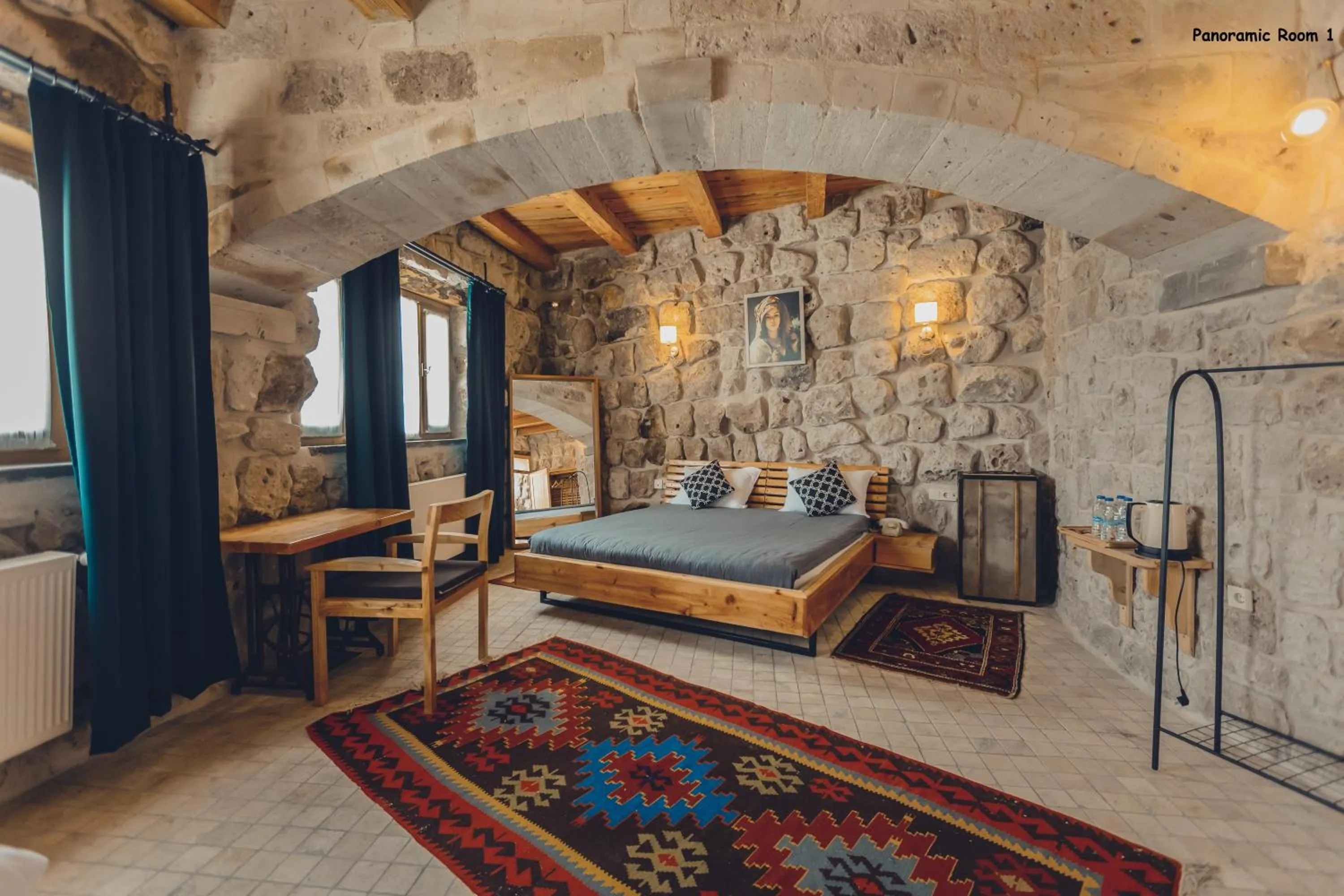 Bed in Pinhan Cave Suites