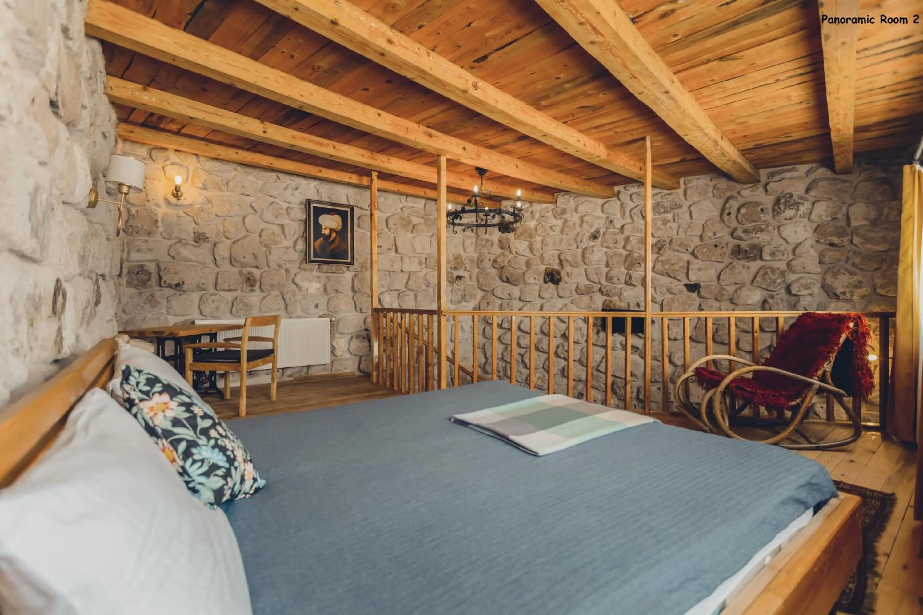 Bed in Pinhan Cave Suites