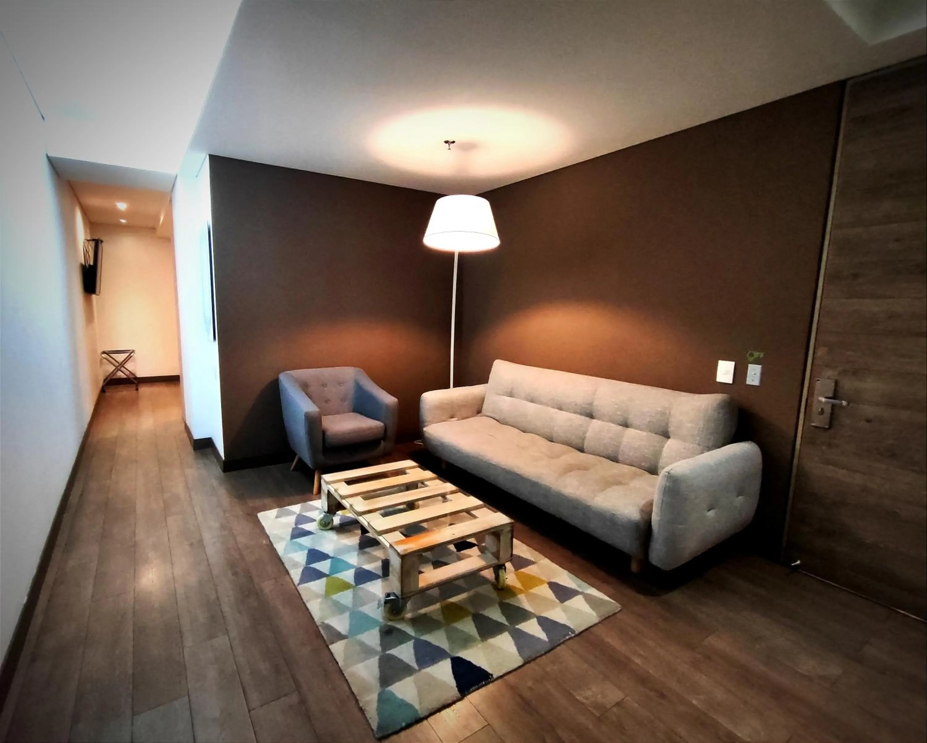 Living room in Mika Suites