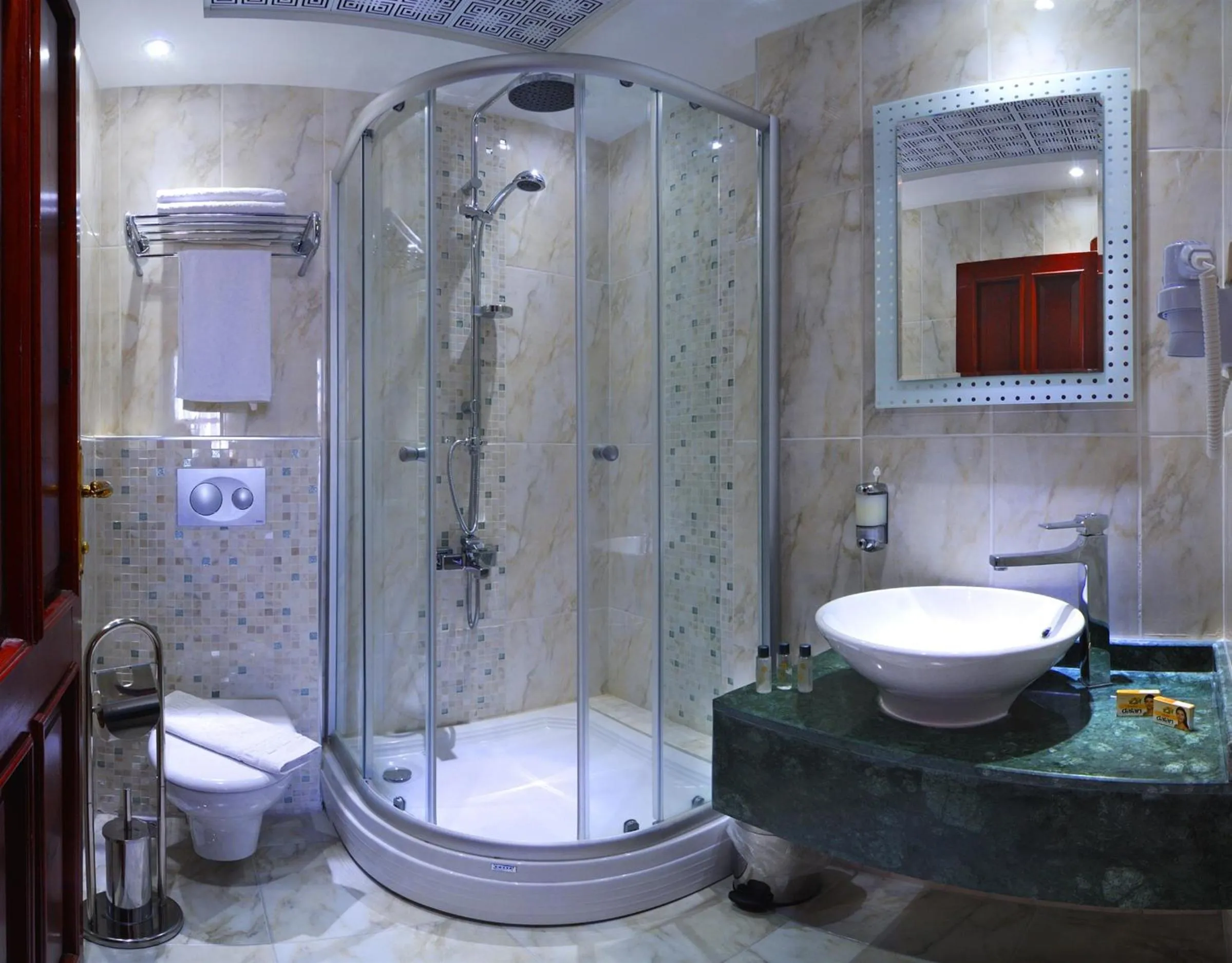Shower in White Garden Hotel-Adult Only