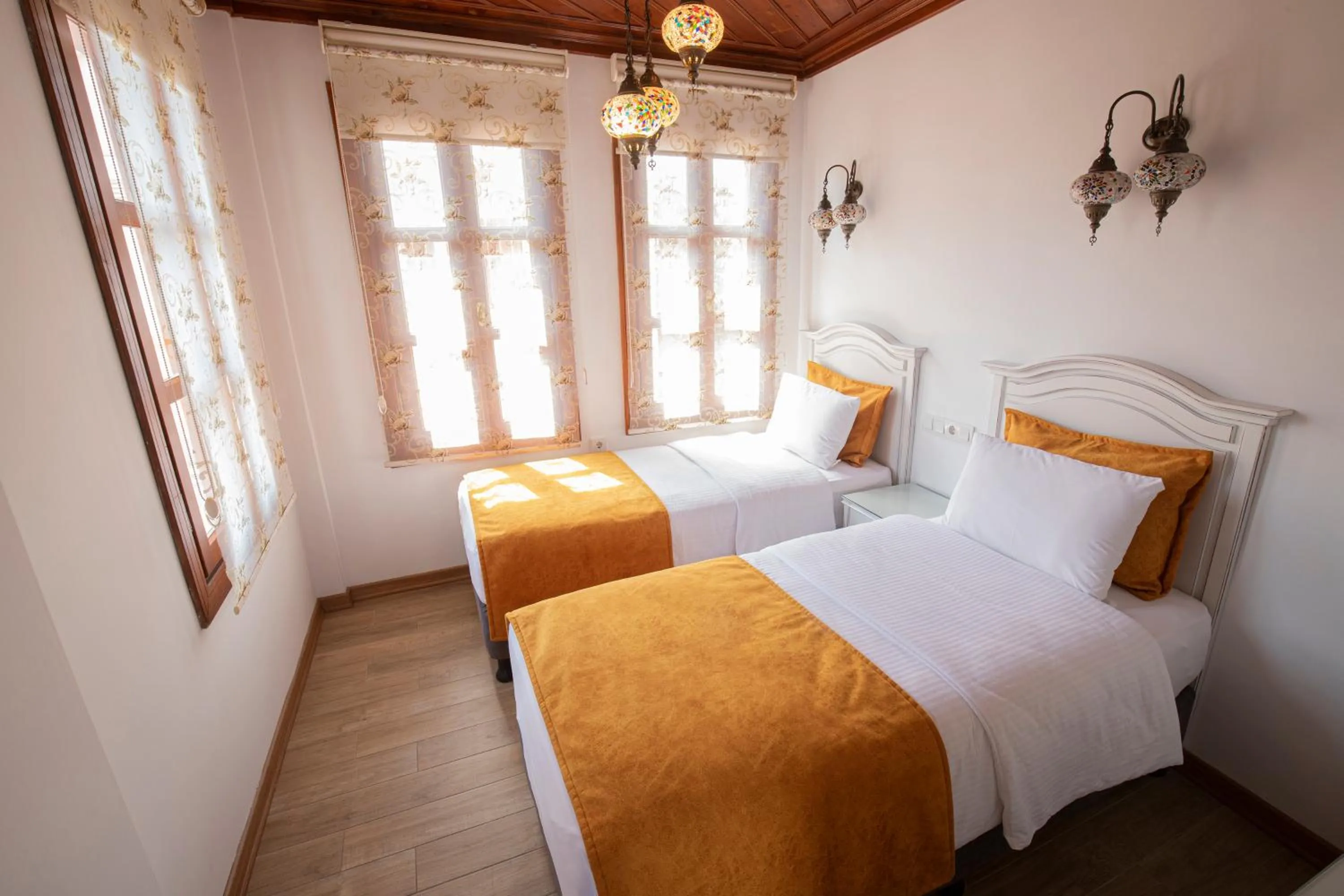 Bed in White Garden Hotel-Adult Only