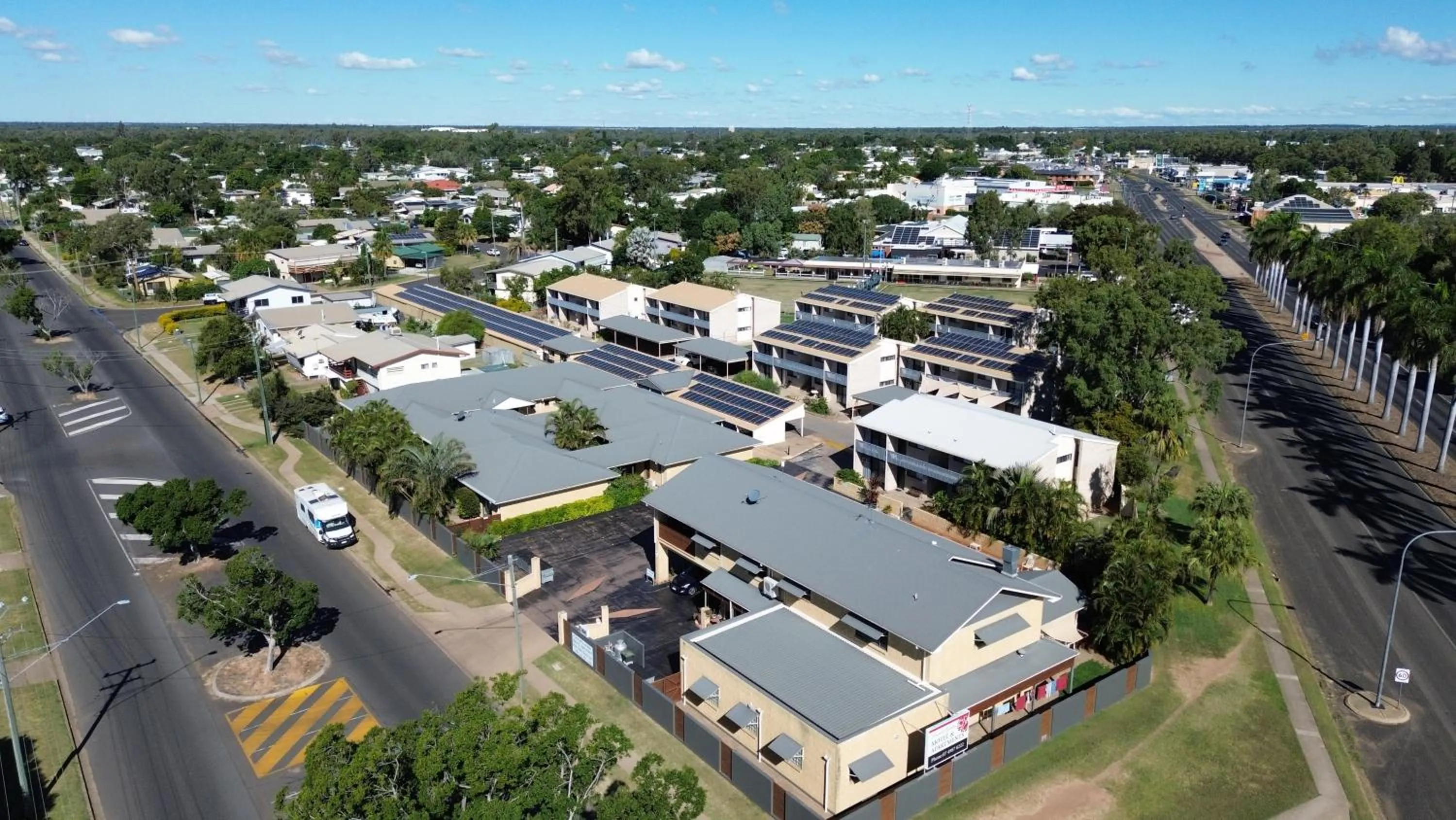 Bird's eye view in Emerald Gardens Motel & Apartments