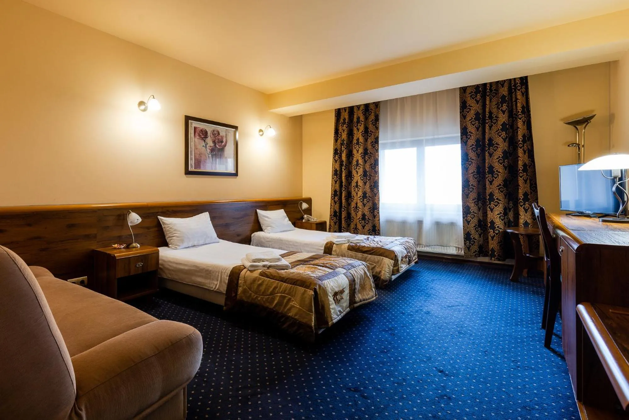 Bed in Hotel Marysin Dwór