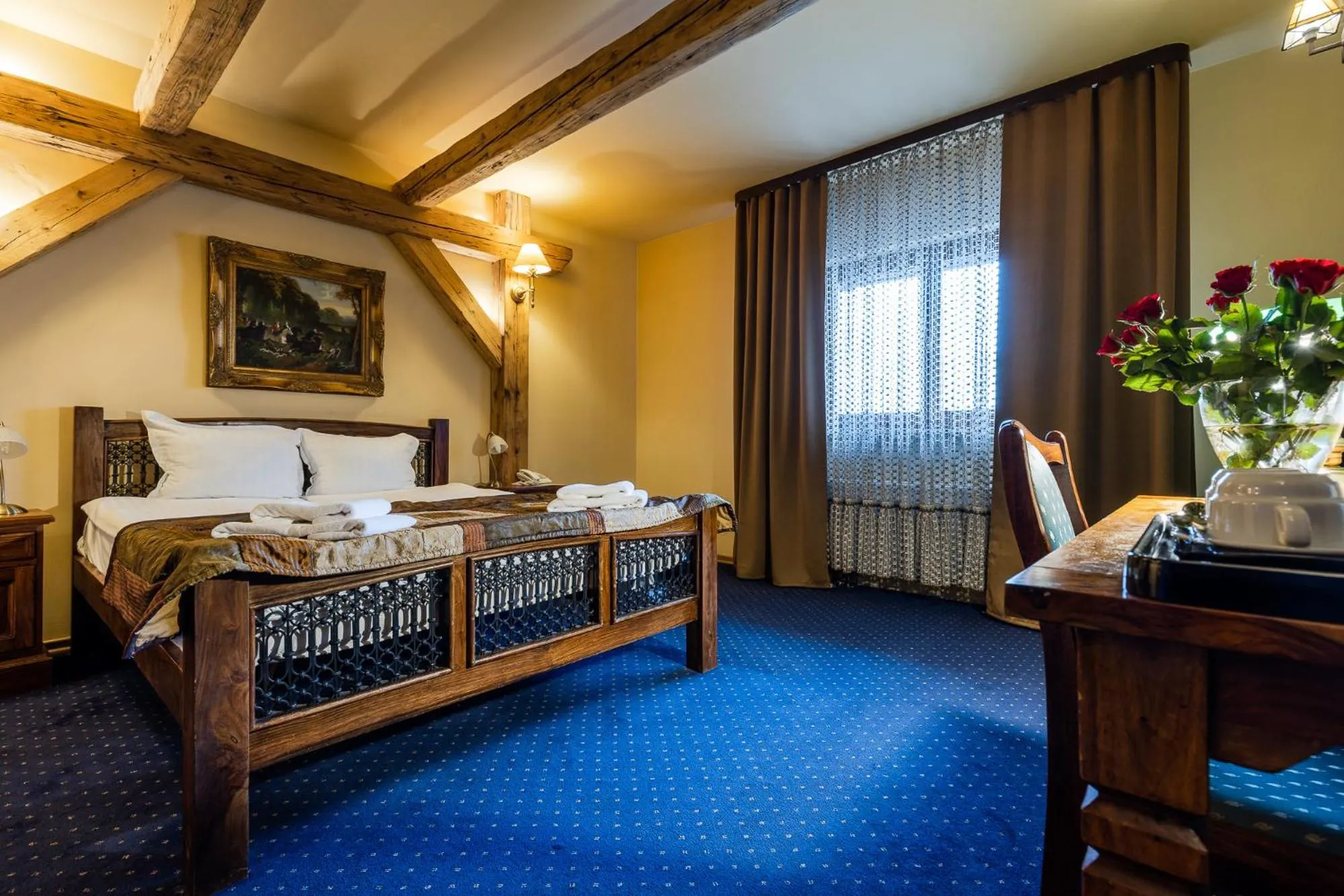 Bed in Hotel Marysin Dwór