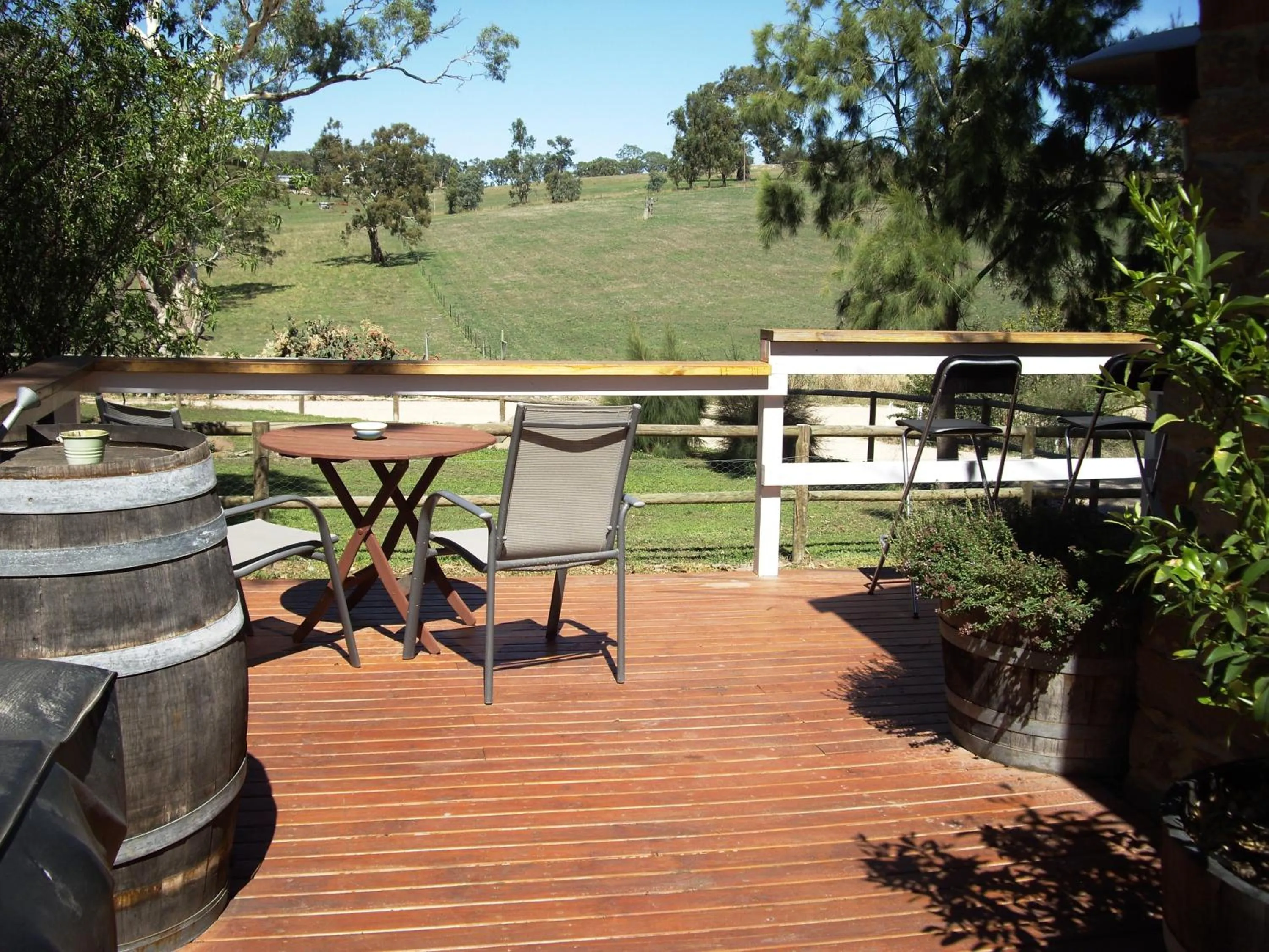 Balcony/Terrace in 1860 Wine Country Cottages