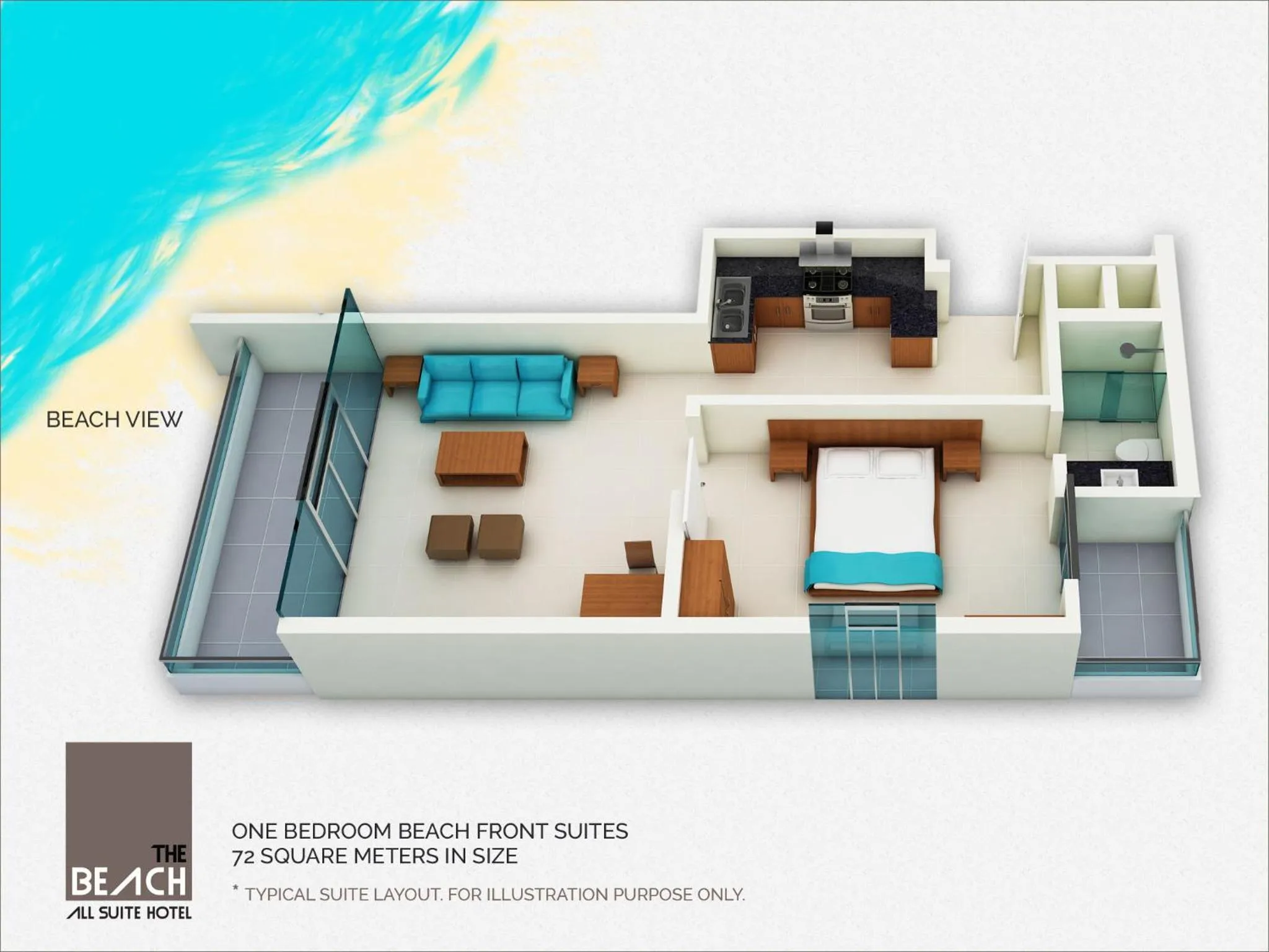 Photo of the whole room in The Beach Apartments