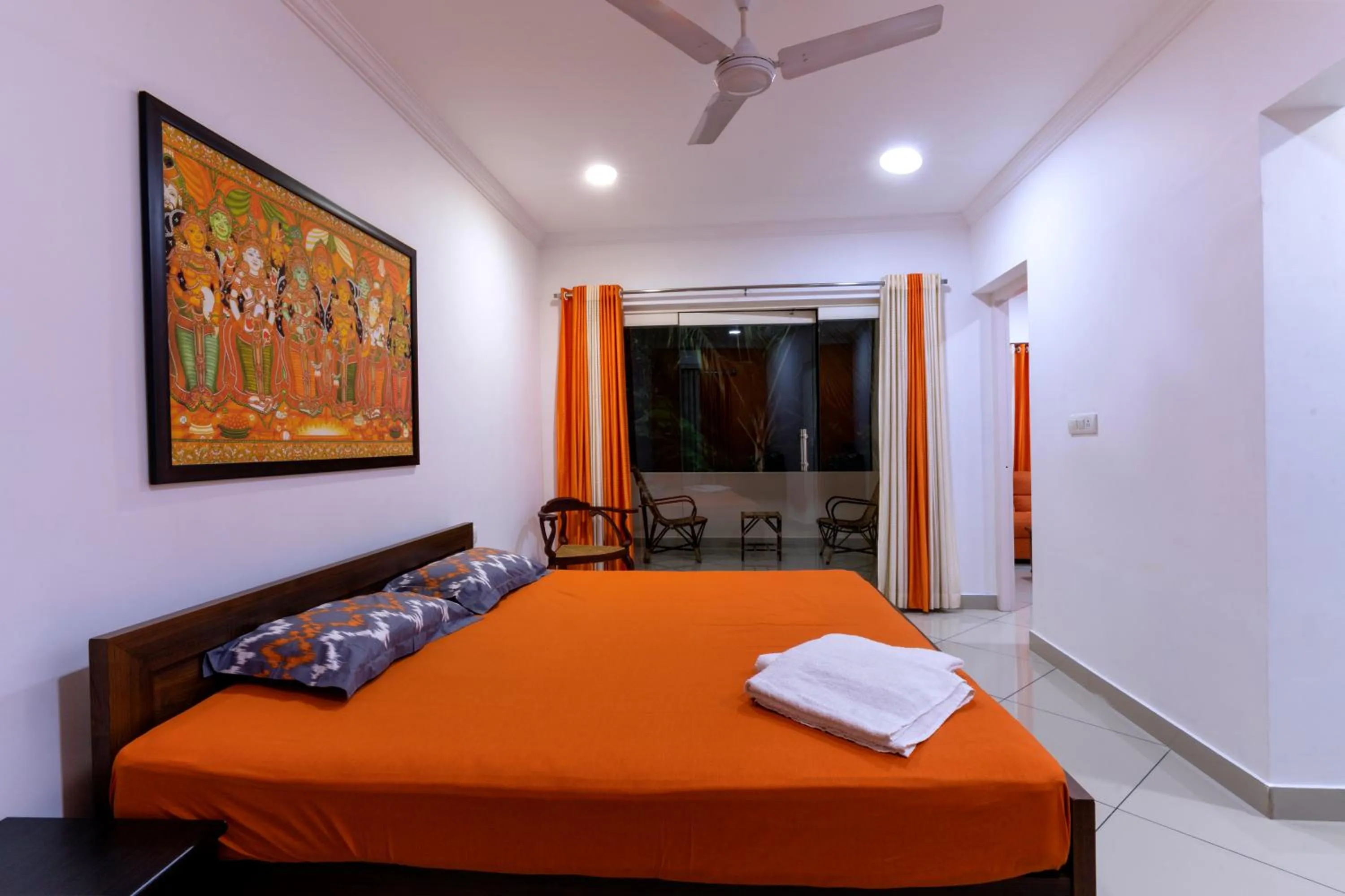 Bedroom, Bed in Vasudevam Premium Suites