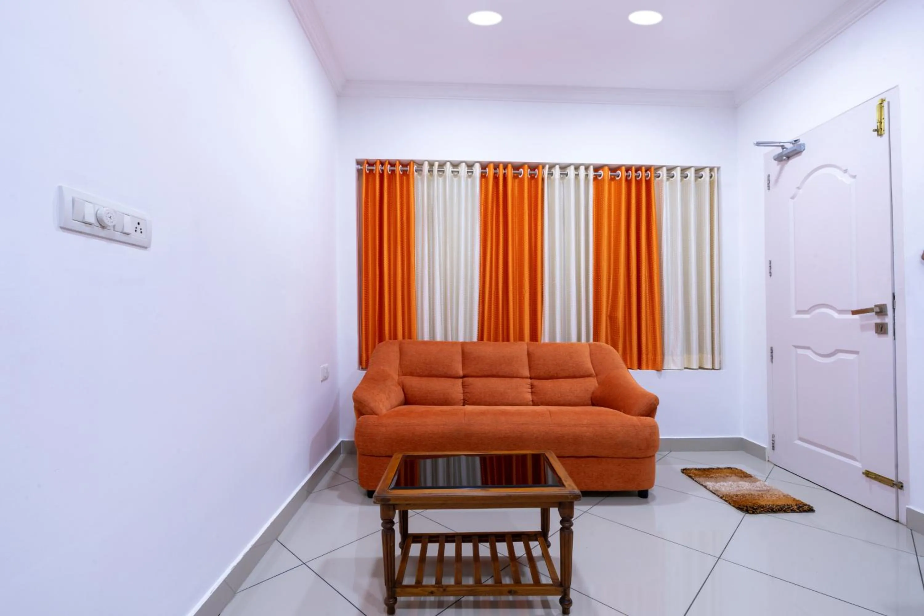 Living room in Vasudevam Premium Suites