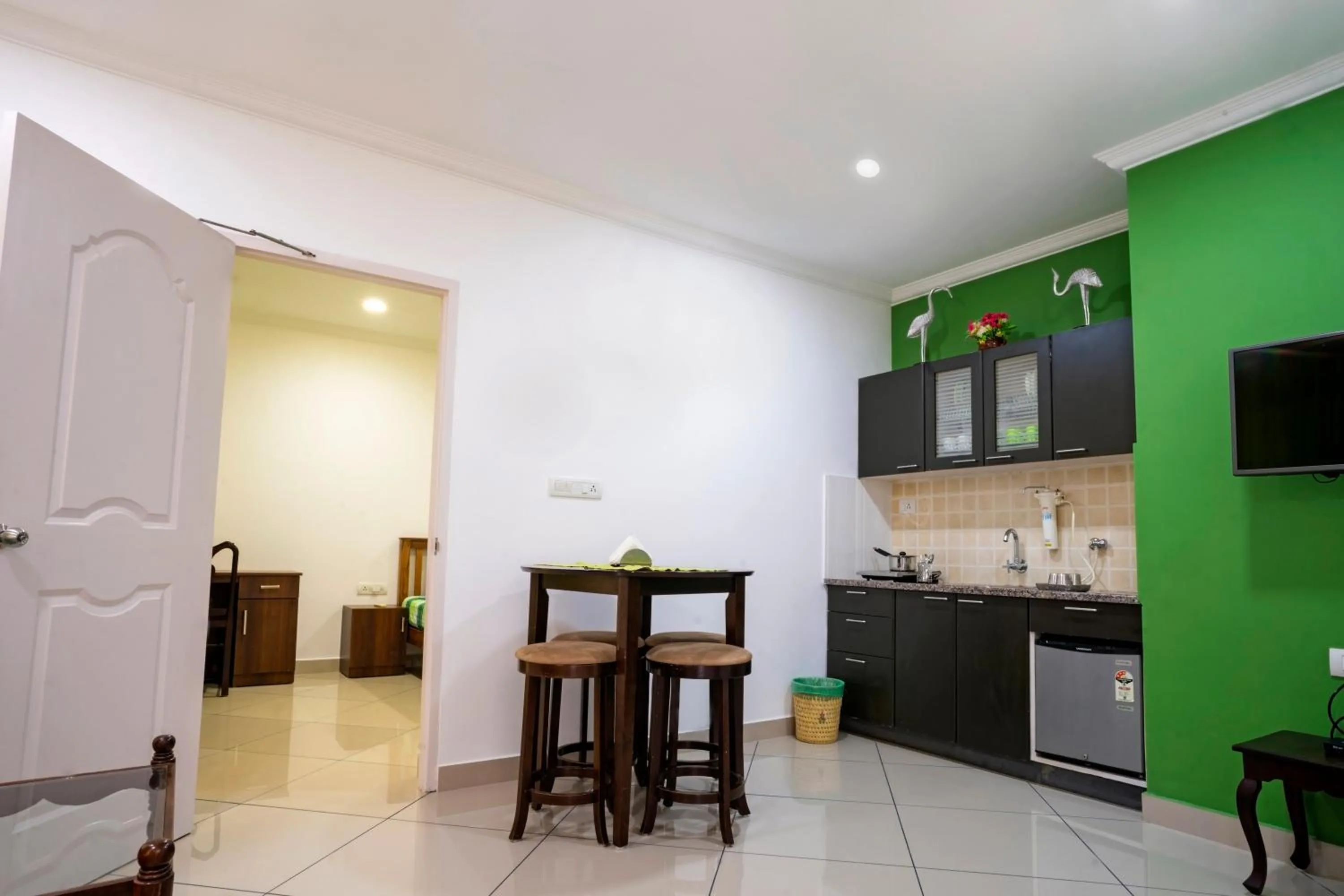 Living room in Vasudevam Premium Suites