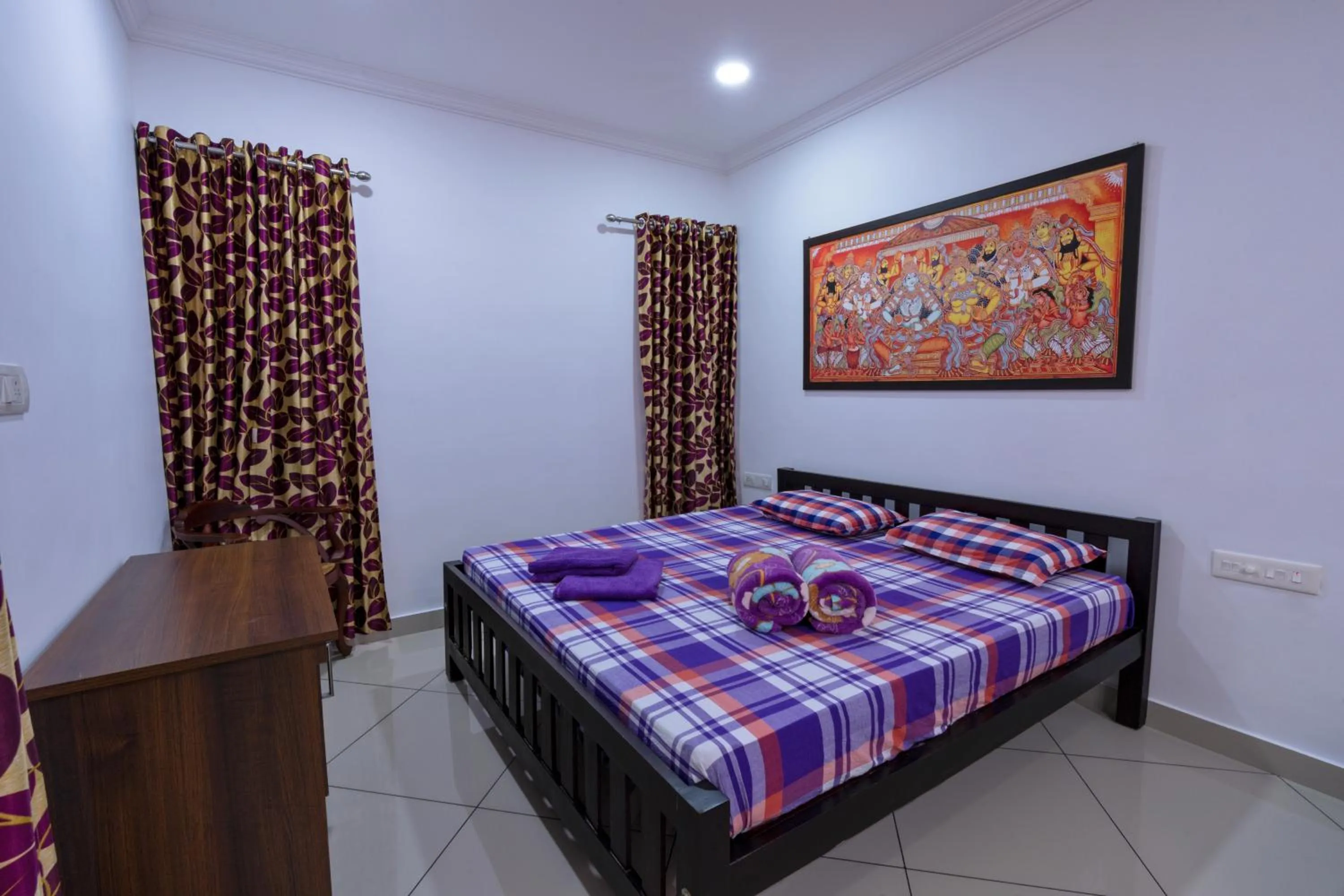 Bedroom, Bed in Vasudevam Premium Suites