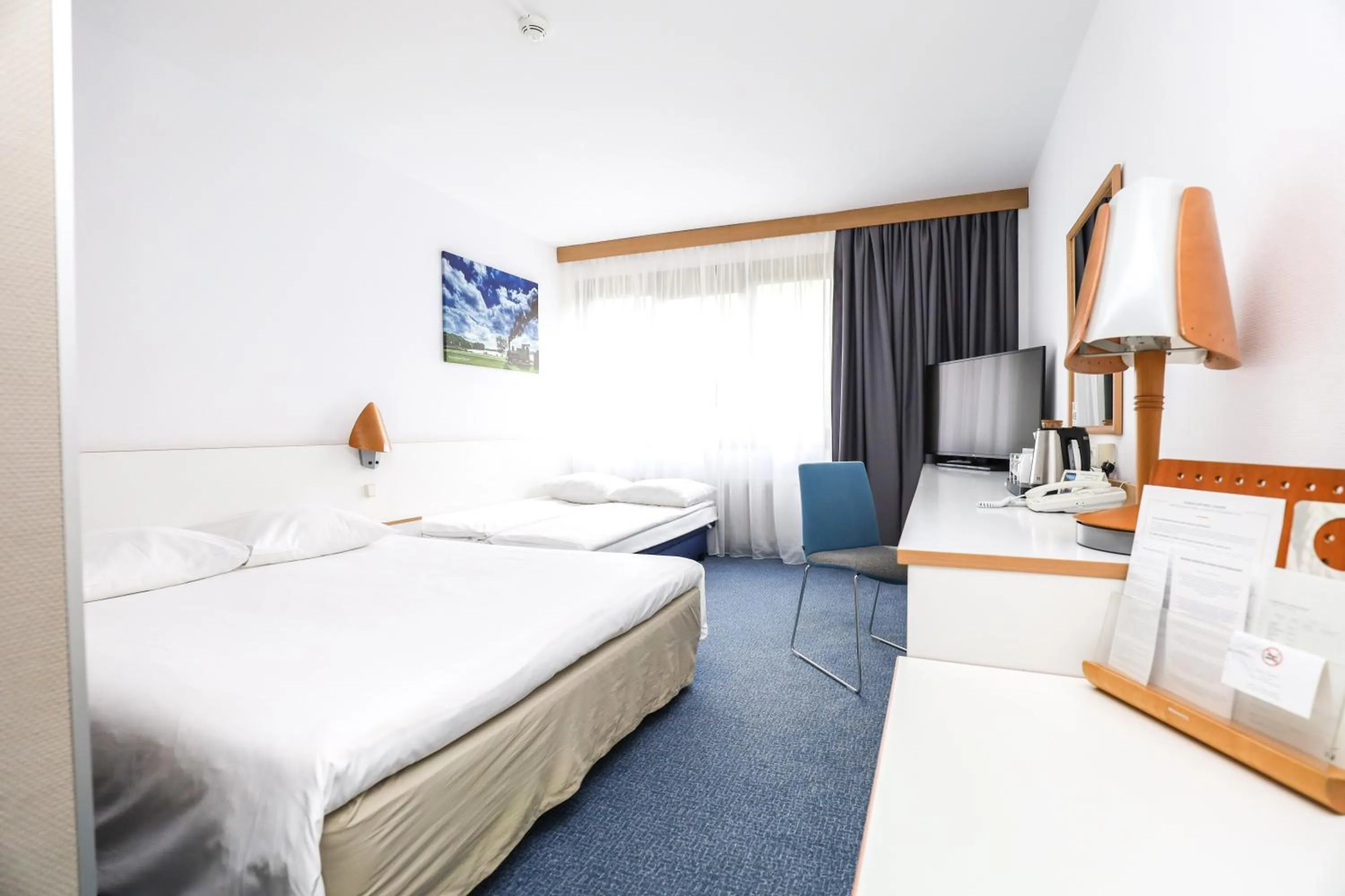 Bed in Novotel Poznań Malta