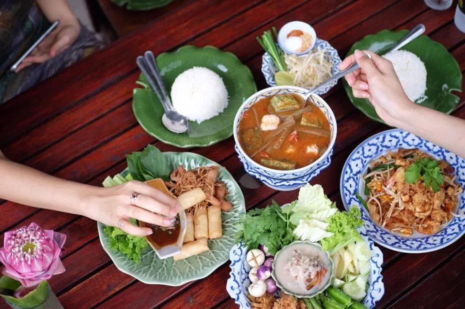 Lunch in Ayutthaya retreat