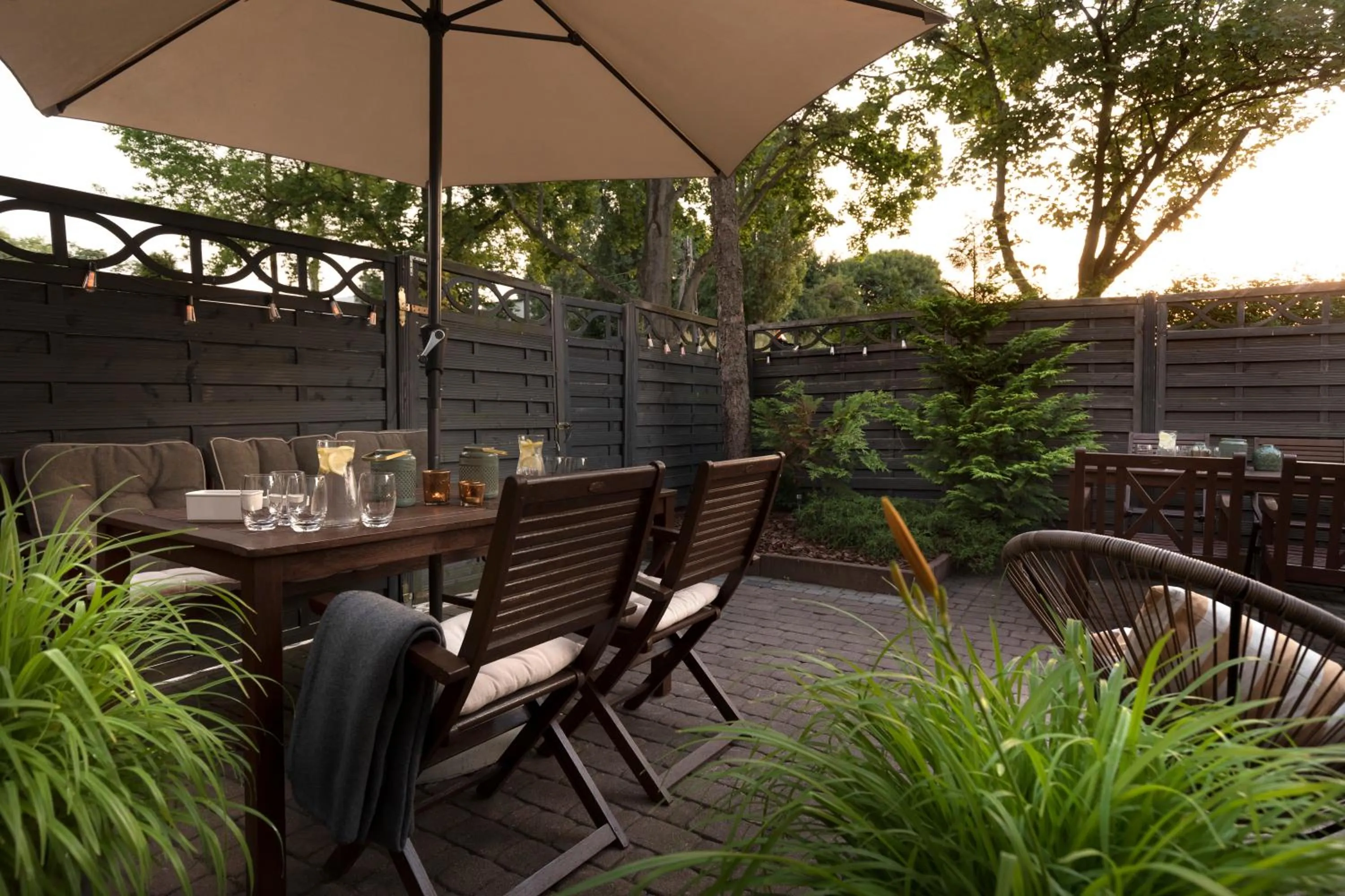 Patio in Antares Hotel