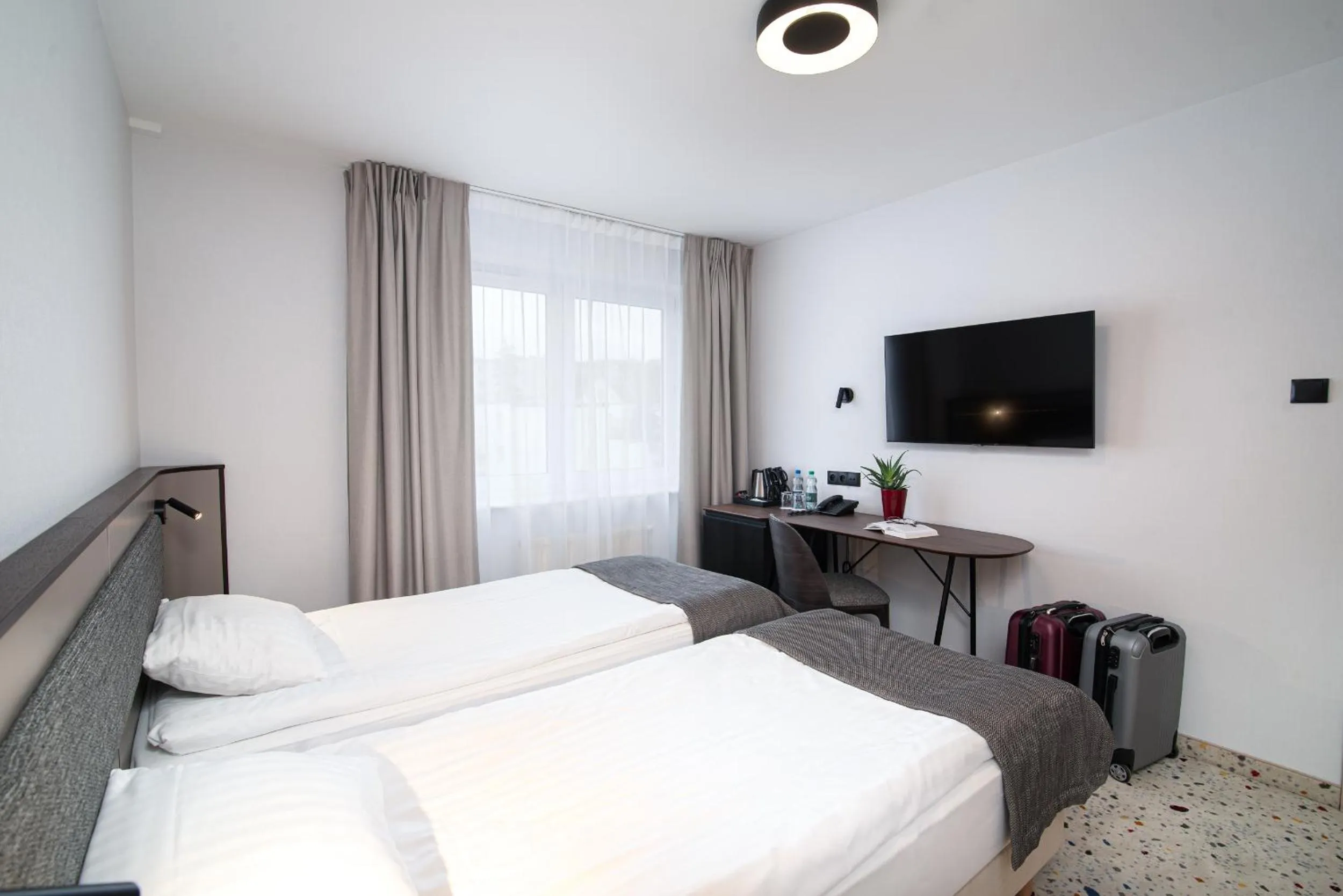 Bed in Antares Hotel