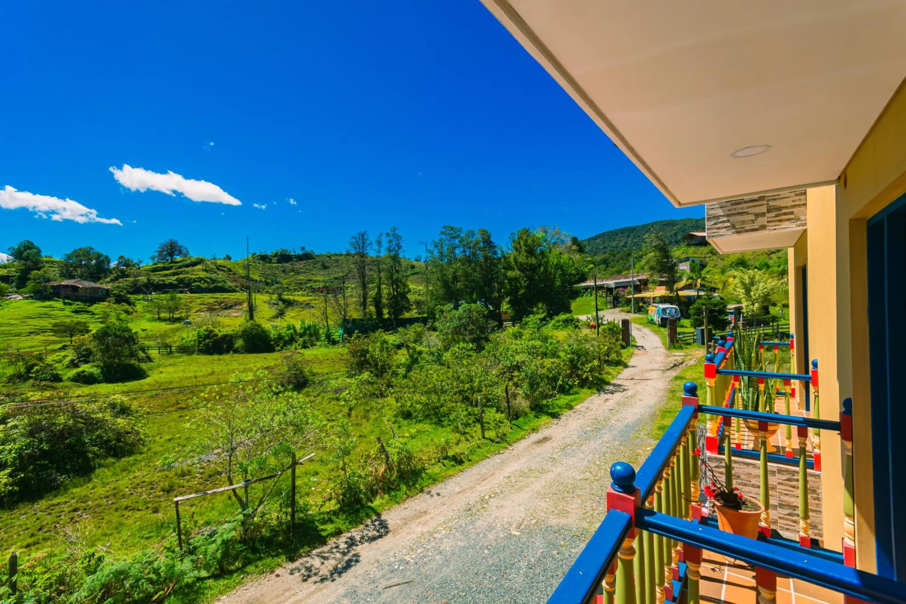 Balcony/Terrace in Hotel Bambu Guatape