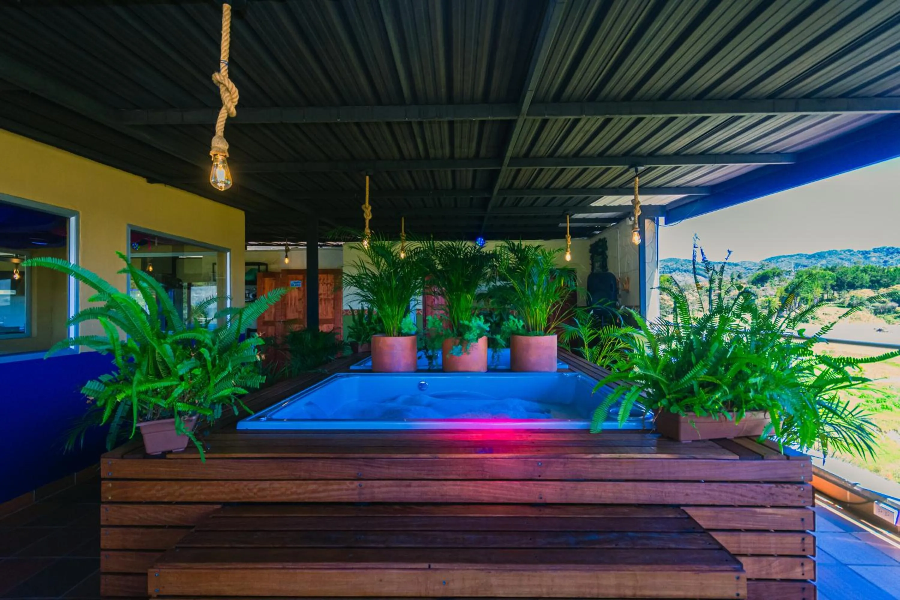 Hot Tub in Hotel Bambu Guatape