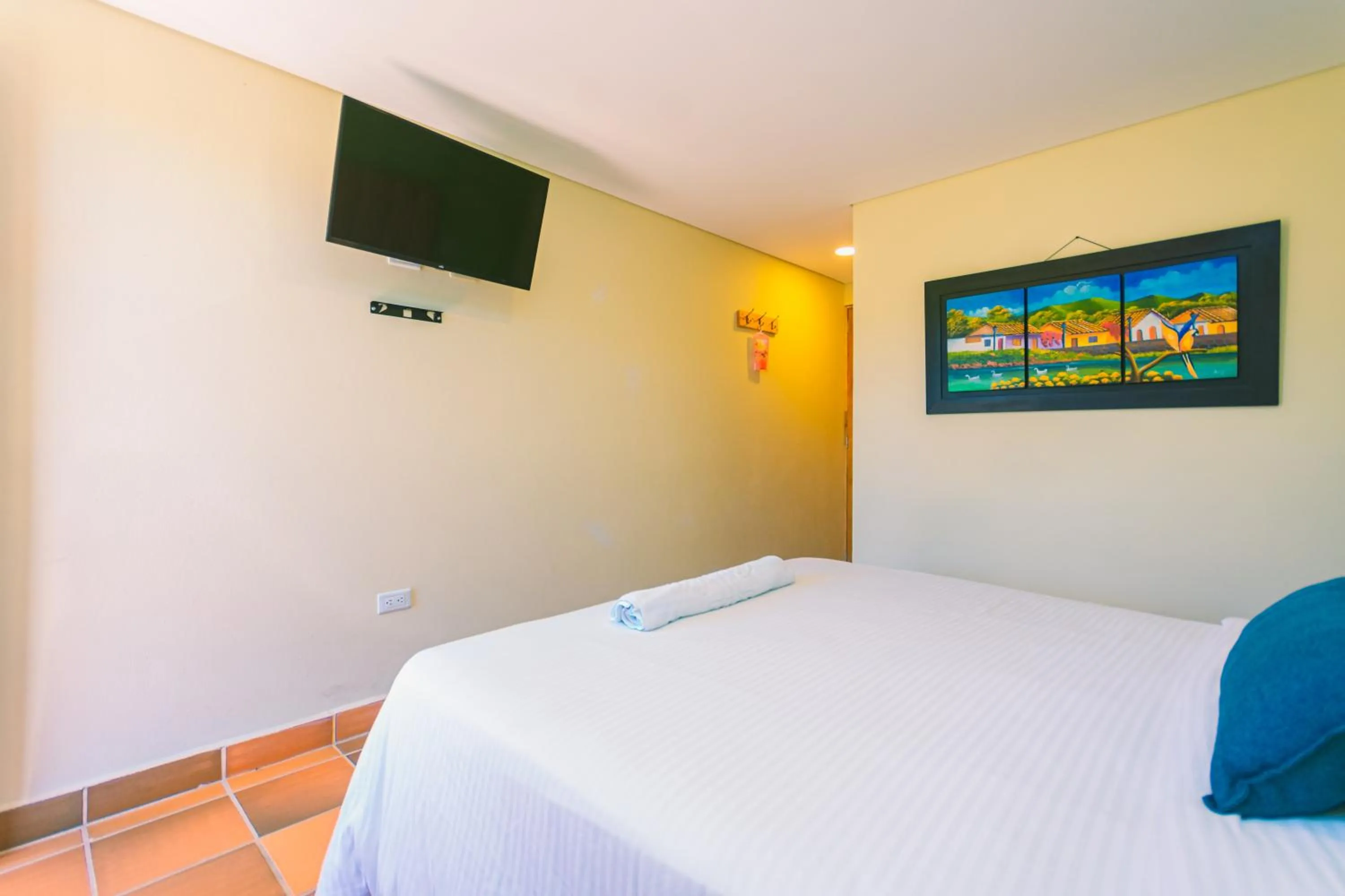 TV and multimedia, Bed in Hotel Bambu Guatape