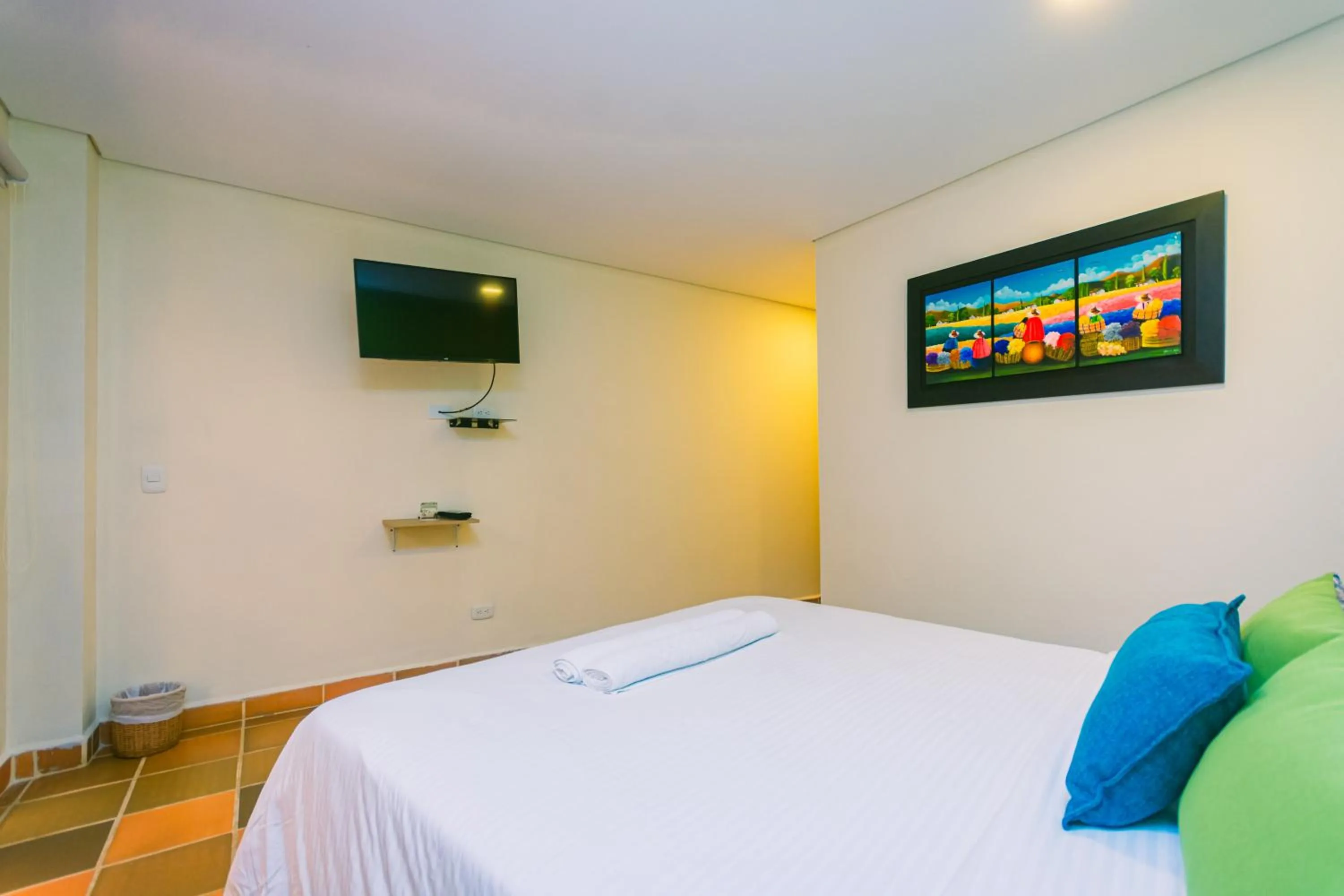 Bedroom, Bed in Hotel Bambu Guatape