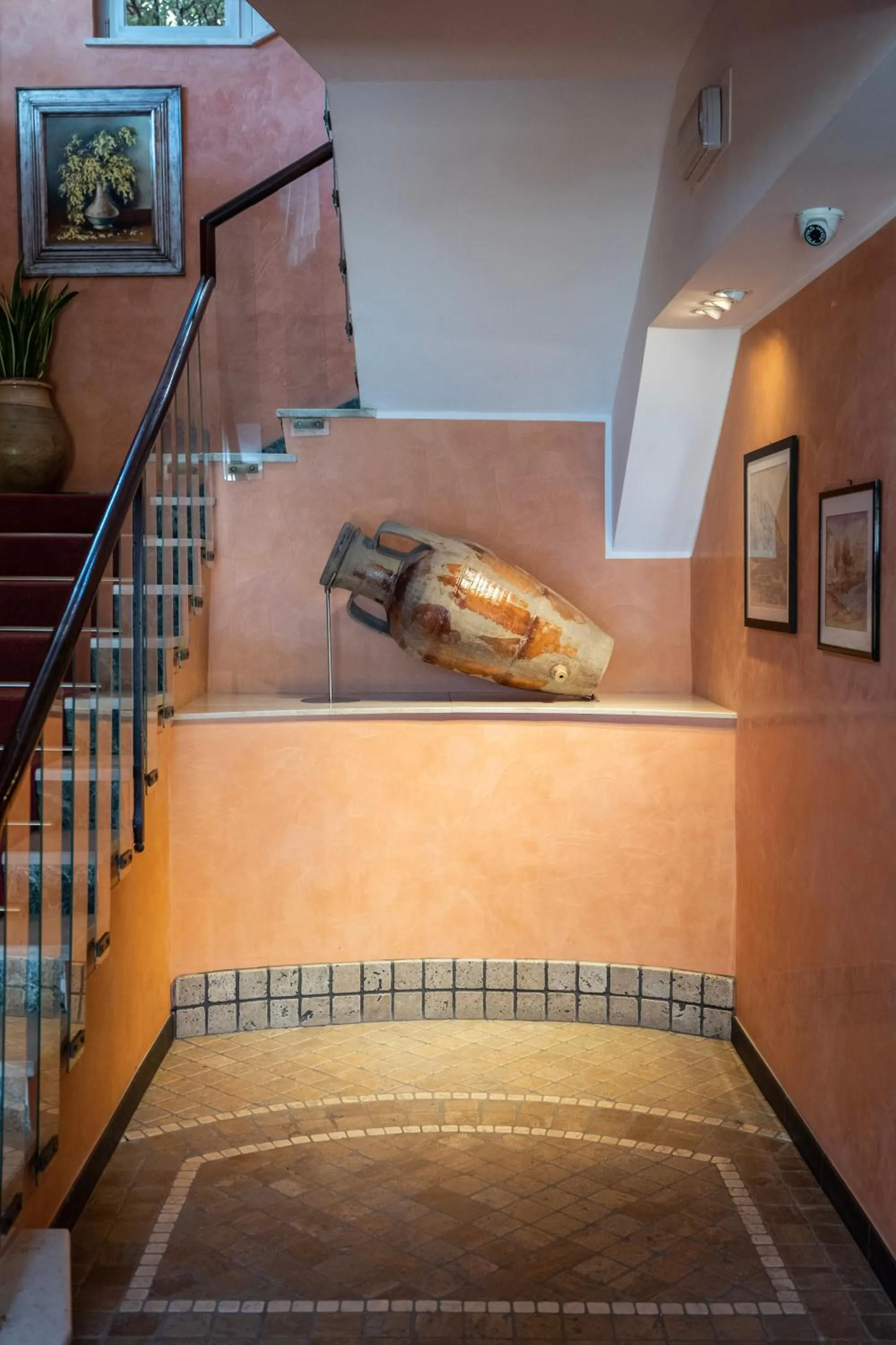 Decorative detail in Hotel Bellevue Et Mediterranée