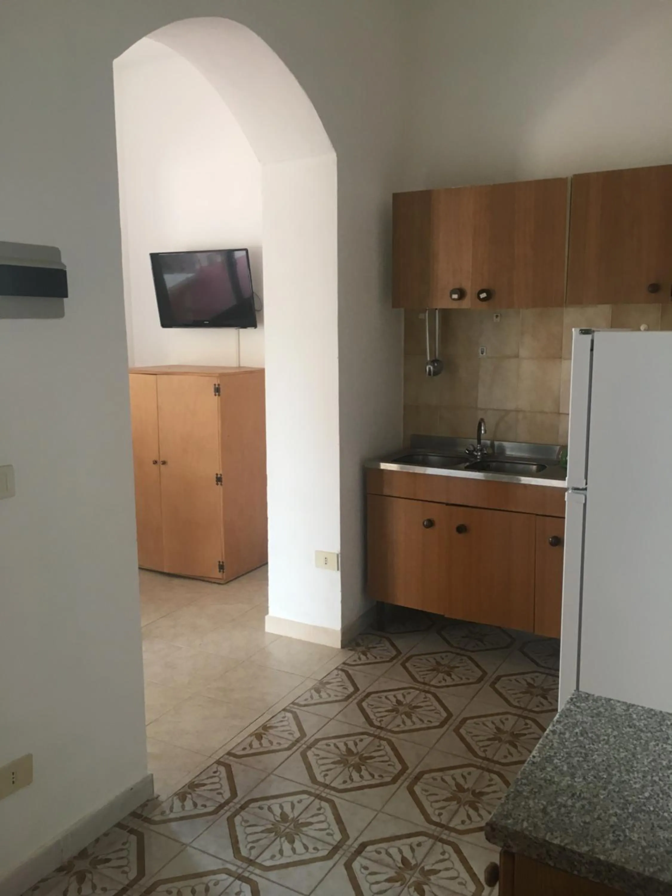 Kitchen or kitchenette in Villaggio Camping La Scogliera
