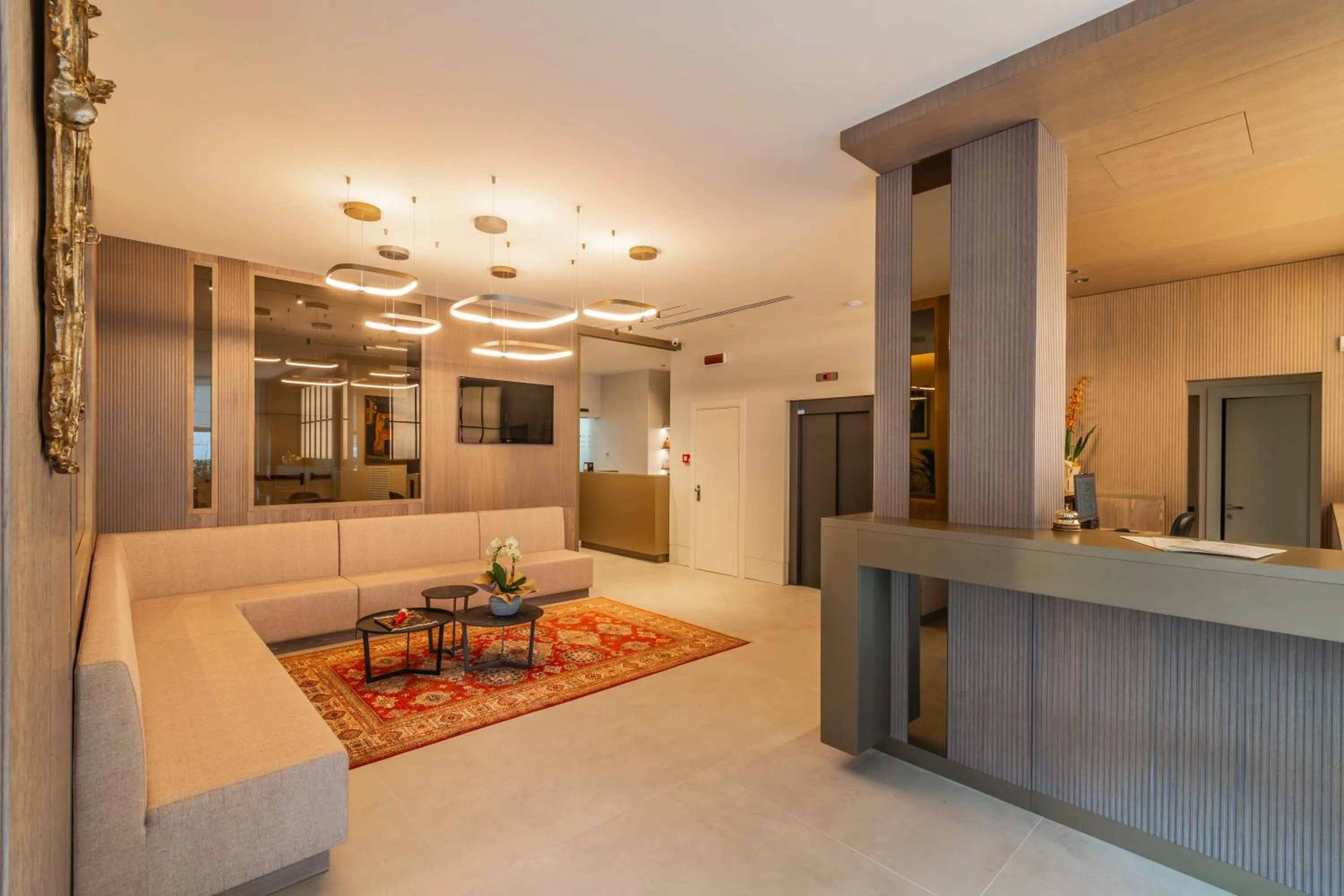 Lobby or reception in Madi city Hotel